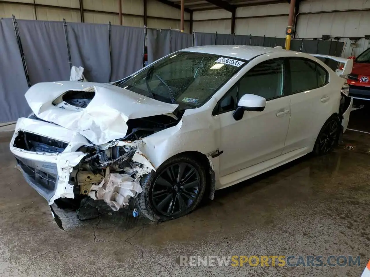 1 Photograph of a damaged car JF1VA1A69L9816030 SUBARU WRX 2020