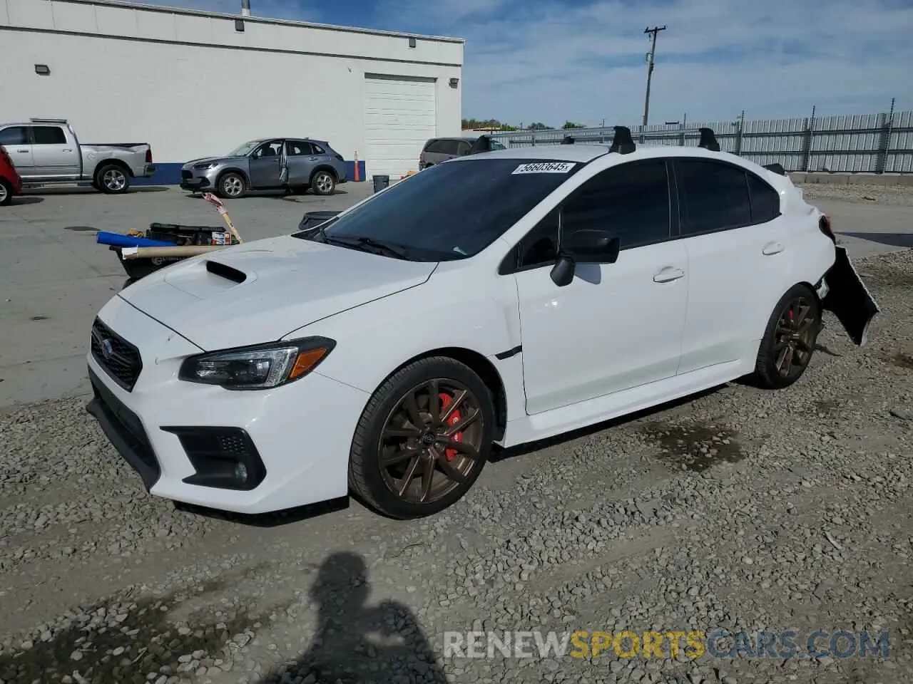 1 Photograph of a damaged car JF1VA1B61L9810950 SUBARU WRX 2020
