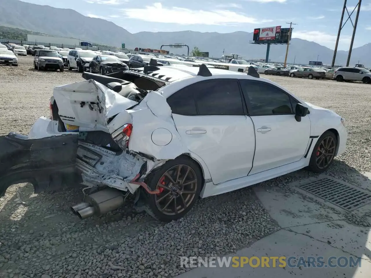 3 Photograph of a damaged car JF1VA1B61L9810950 SUBARU WRX 2020