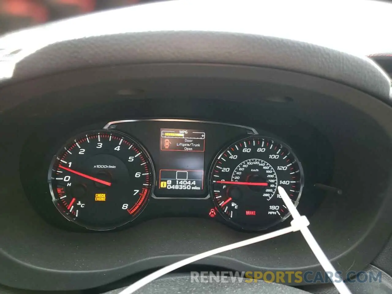 9 Photograph of a damaged car JF1VA1B61L9810950 SUBARU WRX 2020