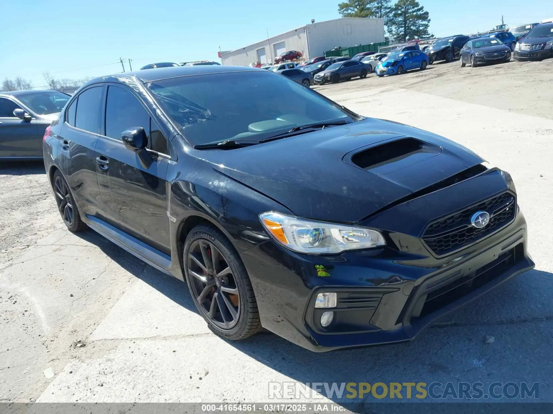 1 Photograph of a damaged car JF1VA1B66L9831616 SUBARU WRX 2020