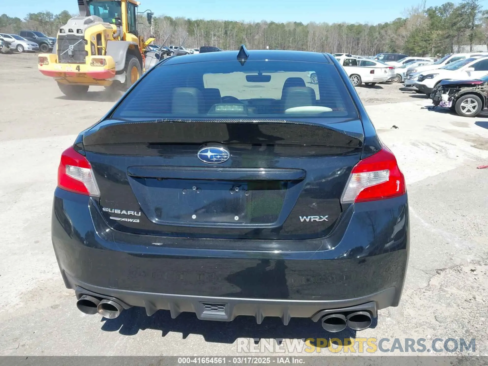 16 Photograph of a damaged car JF1VA1B66L9831616 SUBARU WRX 2020