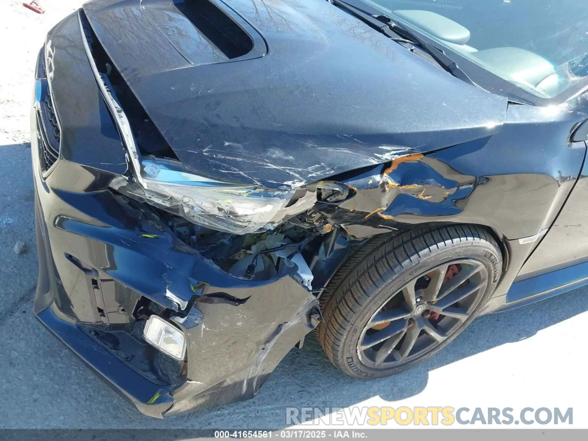 6 Photograph of a damaged car JF1VA1B66L9831616 SUBARU WRX 2020