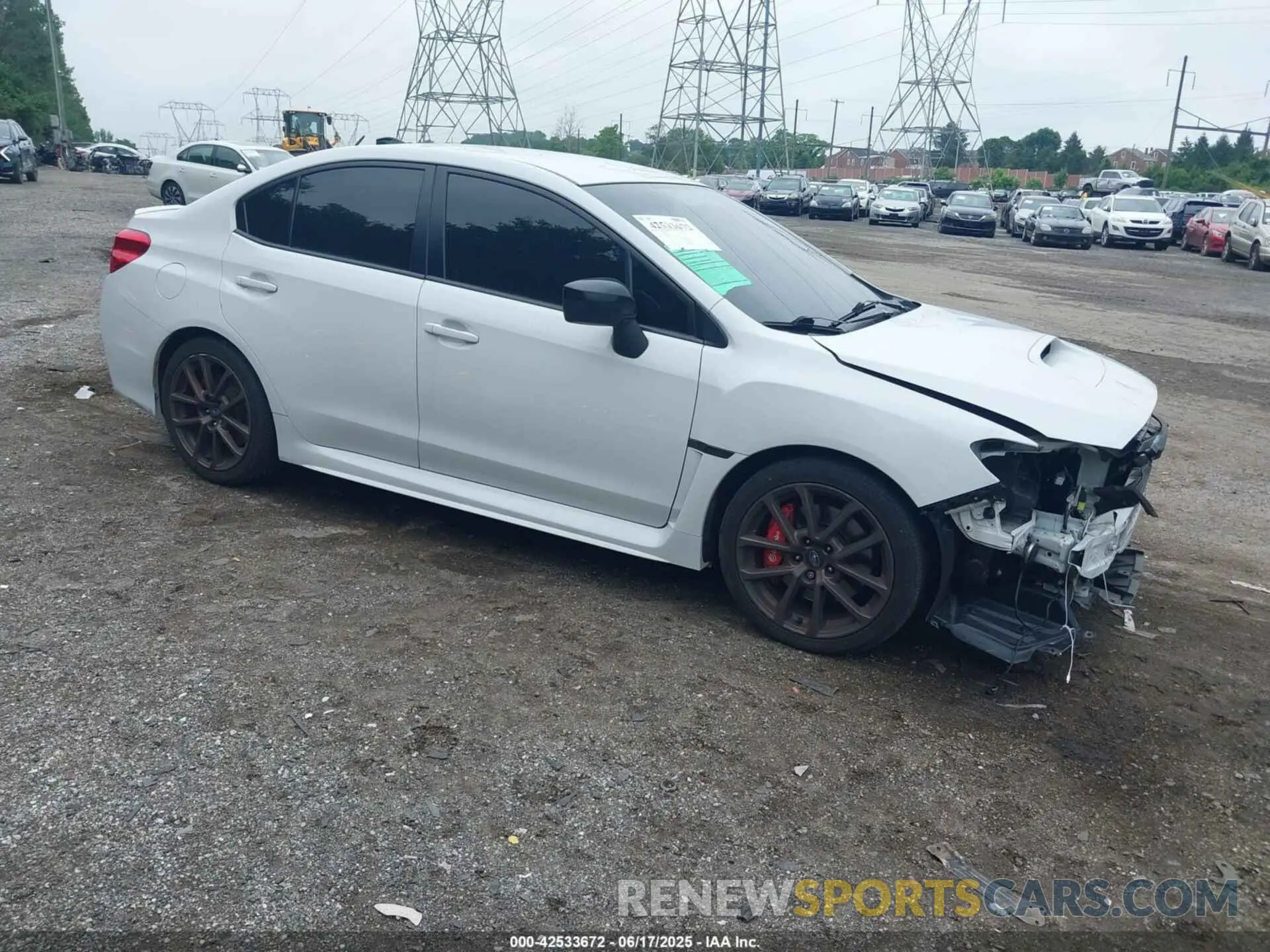 1 Photograph of a damaged car JF1VA1B67L9811276 SUBARU WRX 2020