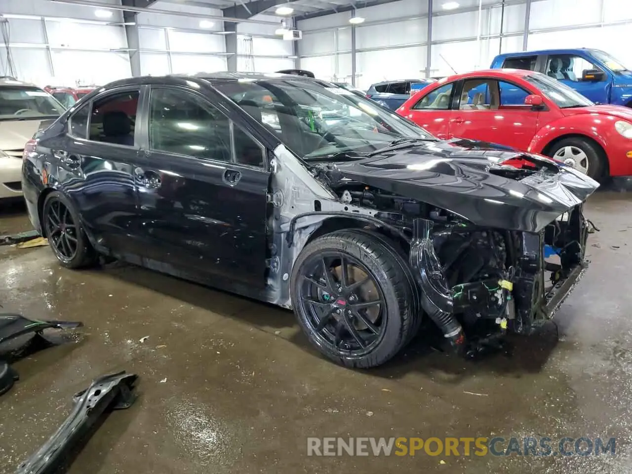 4 Photograph of a damaged car JF1VA1C61L9801437 SUBARU WRX 2020