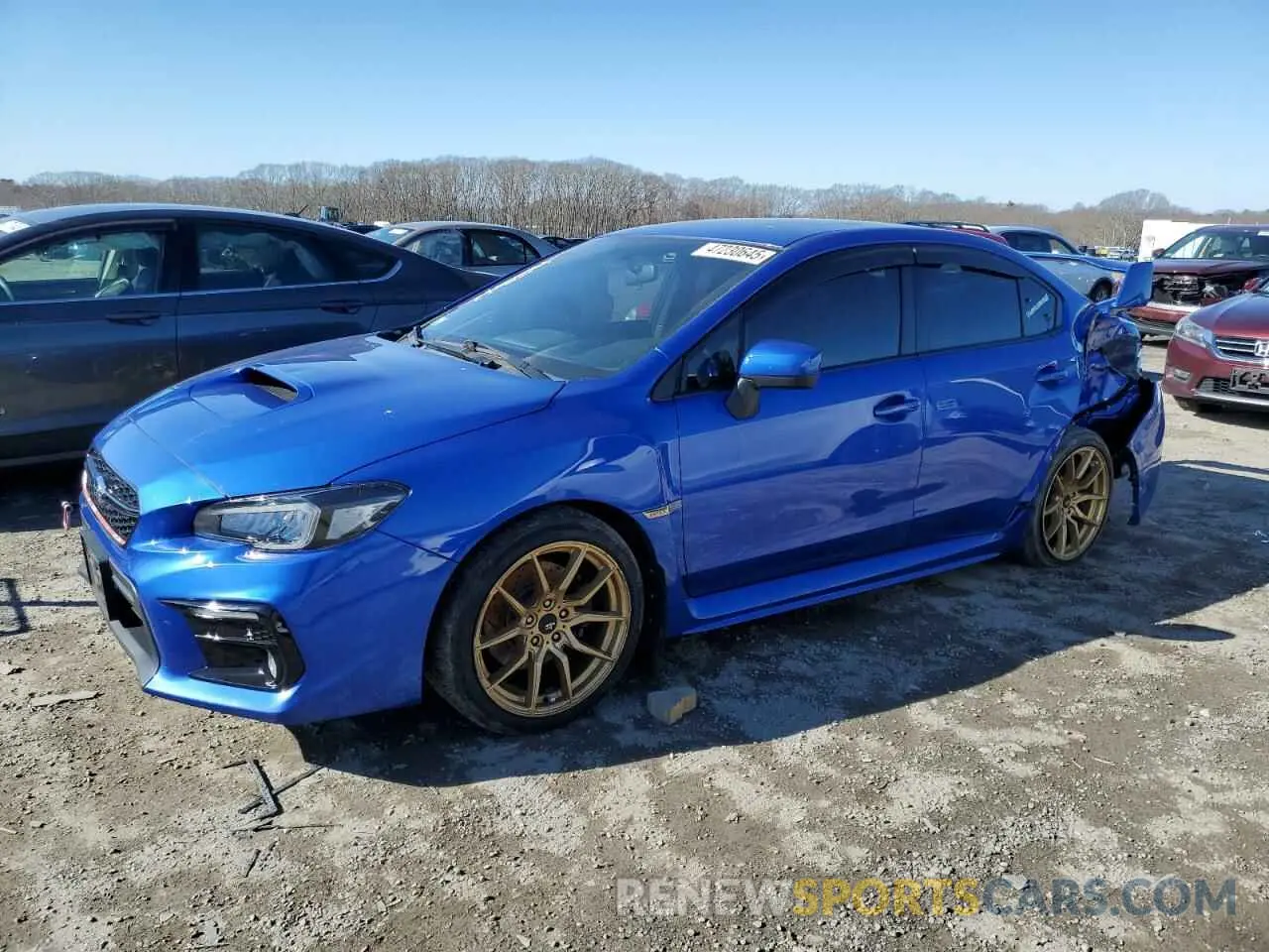 1 Photograph of a damaged car JF1VA1C69L9807695 SUBARU WRX 2020