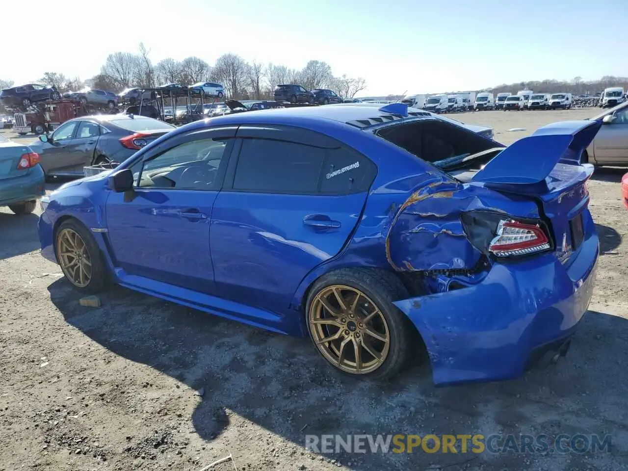 2 Photograph of a damaged car JF1VA1C69L9807695 SUBARU WRX 2020
