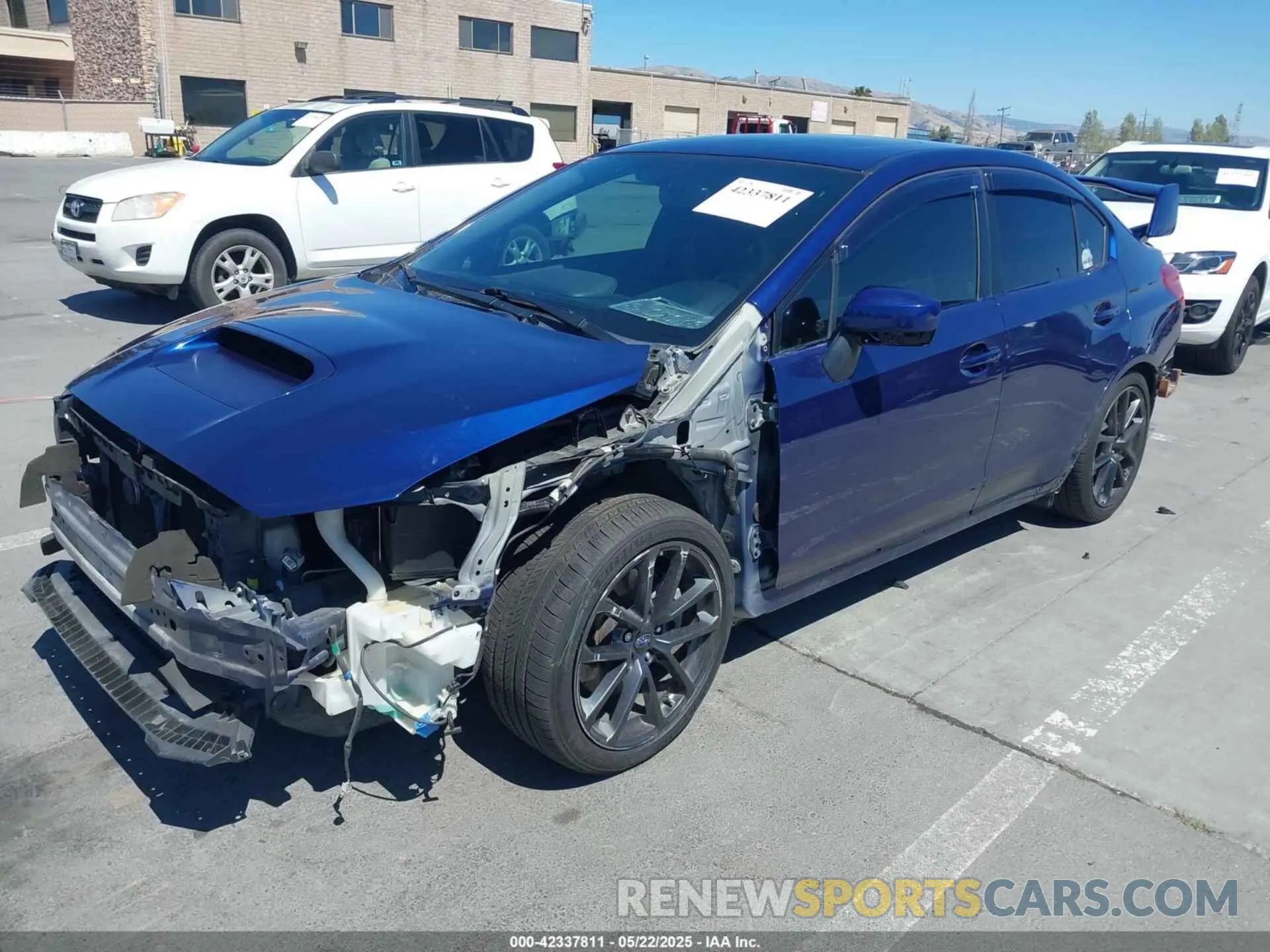2 Photograph of a damaged car JF1VA1F66L8802018 SUBARU WRX 2020