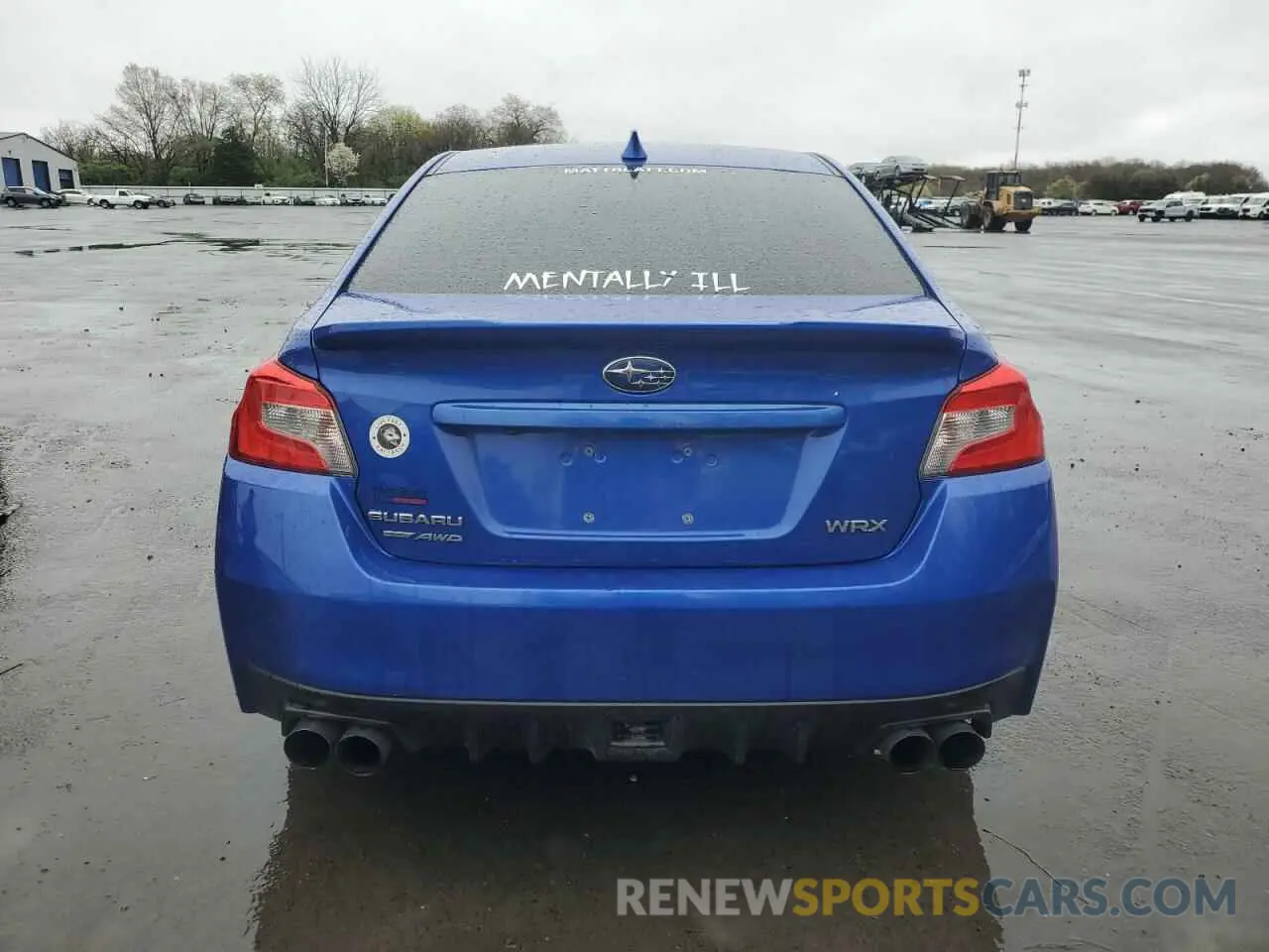 6 Photograph of a damaged car JF1VA1F69L8812946 SUBARU WRX 2020