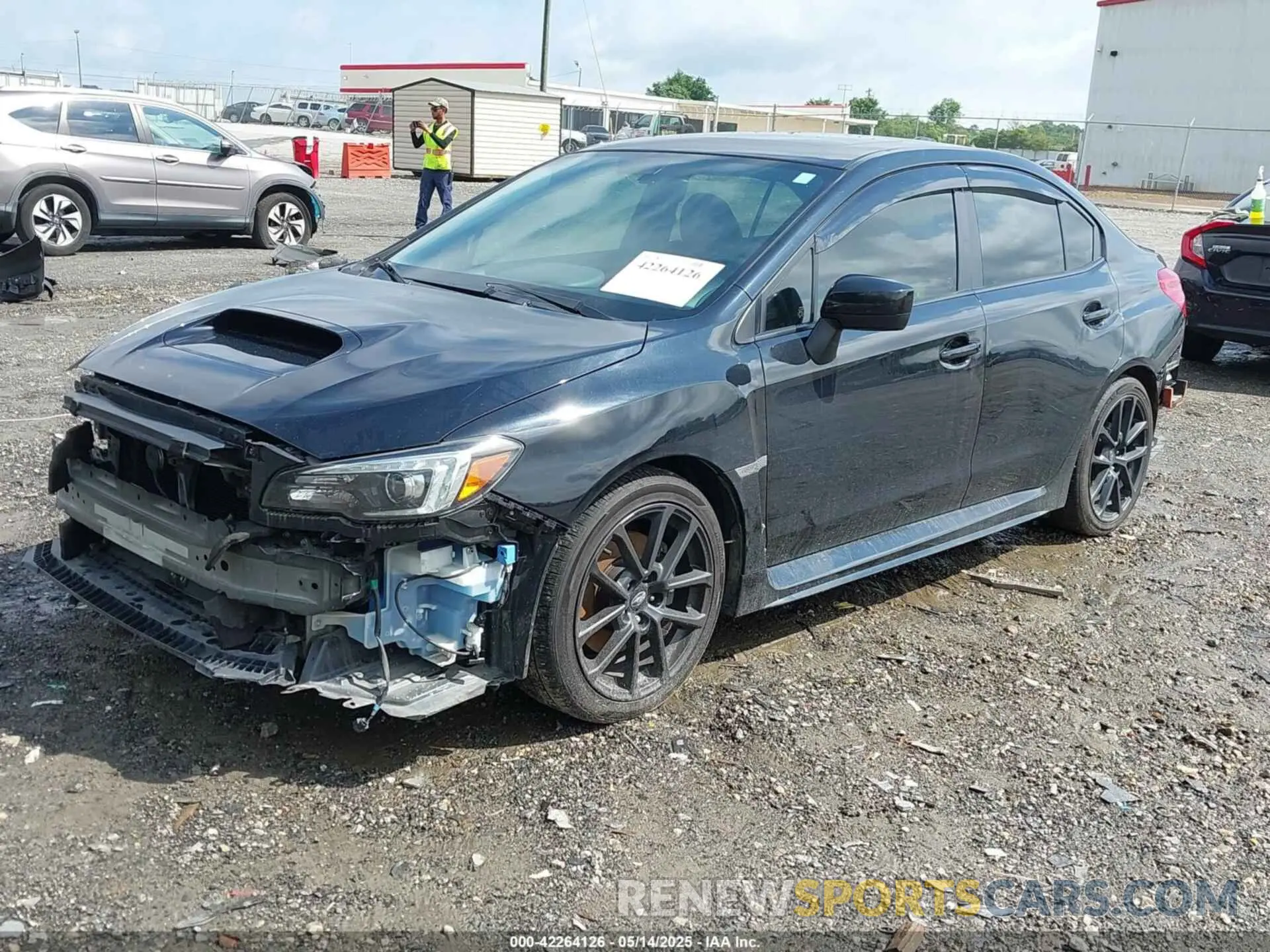 2 Photograph of a damaged car JF1VA1H61L9830235 SUBARU WRX 2020