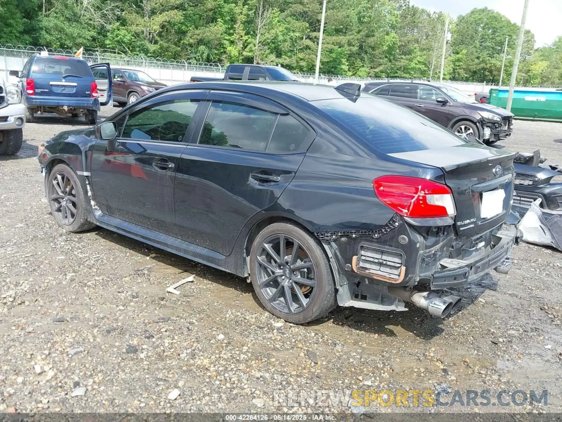 3 Photograph of a damaged car JF1VA1H61L9830235 SUBARU WRX 2020
