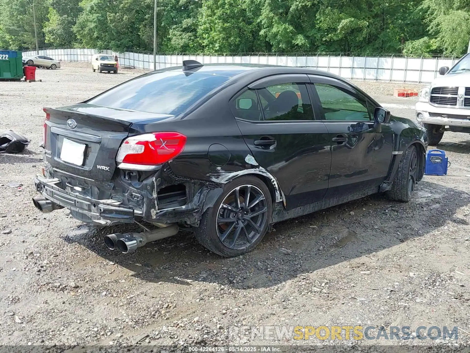 4 Photograph of a damaged car JF1VA1H61L9830235 SUBARU WRX 2020