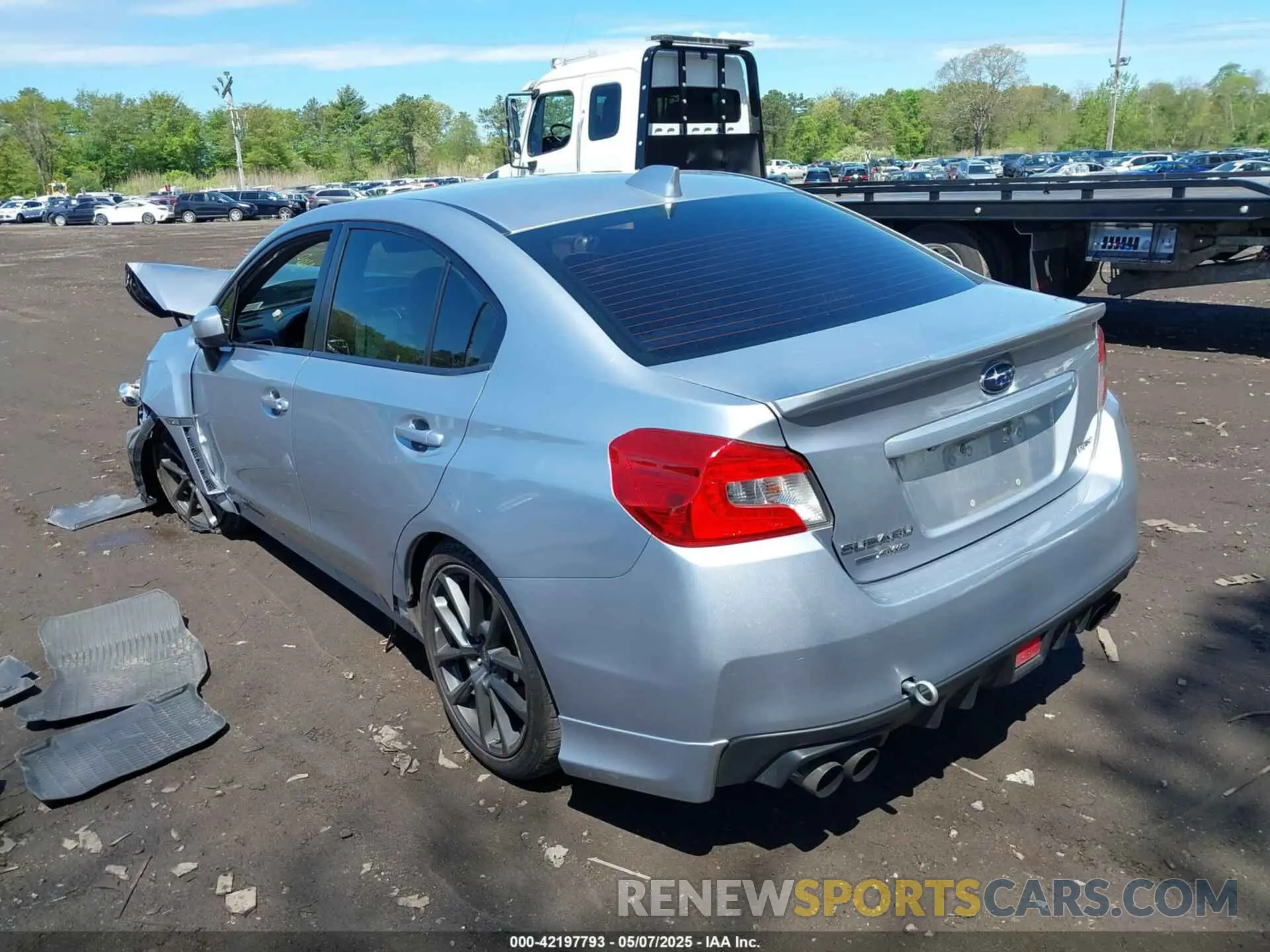 3 Photograph of a damaged car JF1VA1H65L9805841 SUBARU WRX 2020