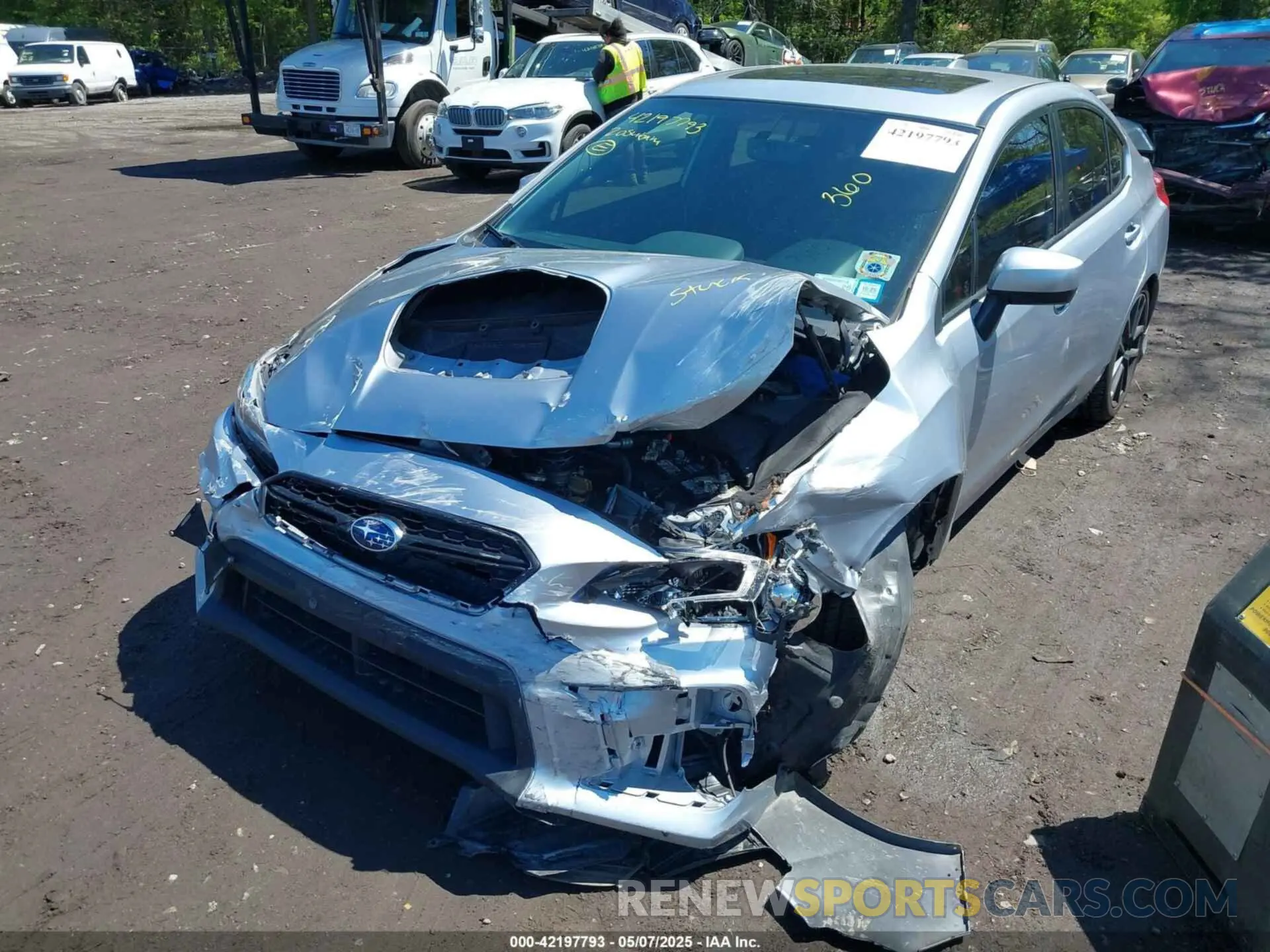 6 Photograph of a damaged car JF1VA1H65L9805841 SUBARU WRX 2020