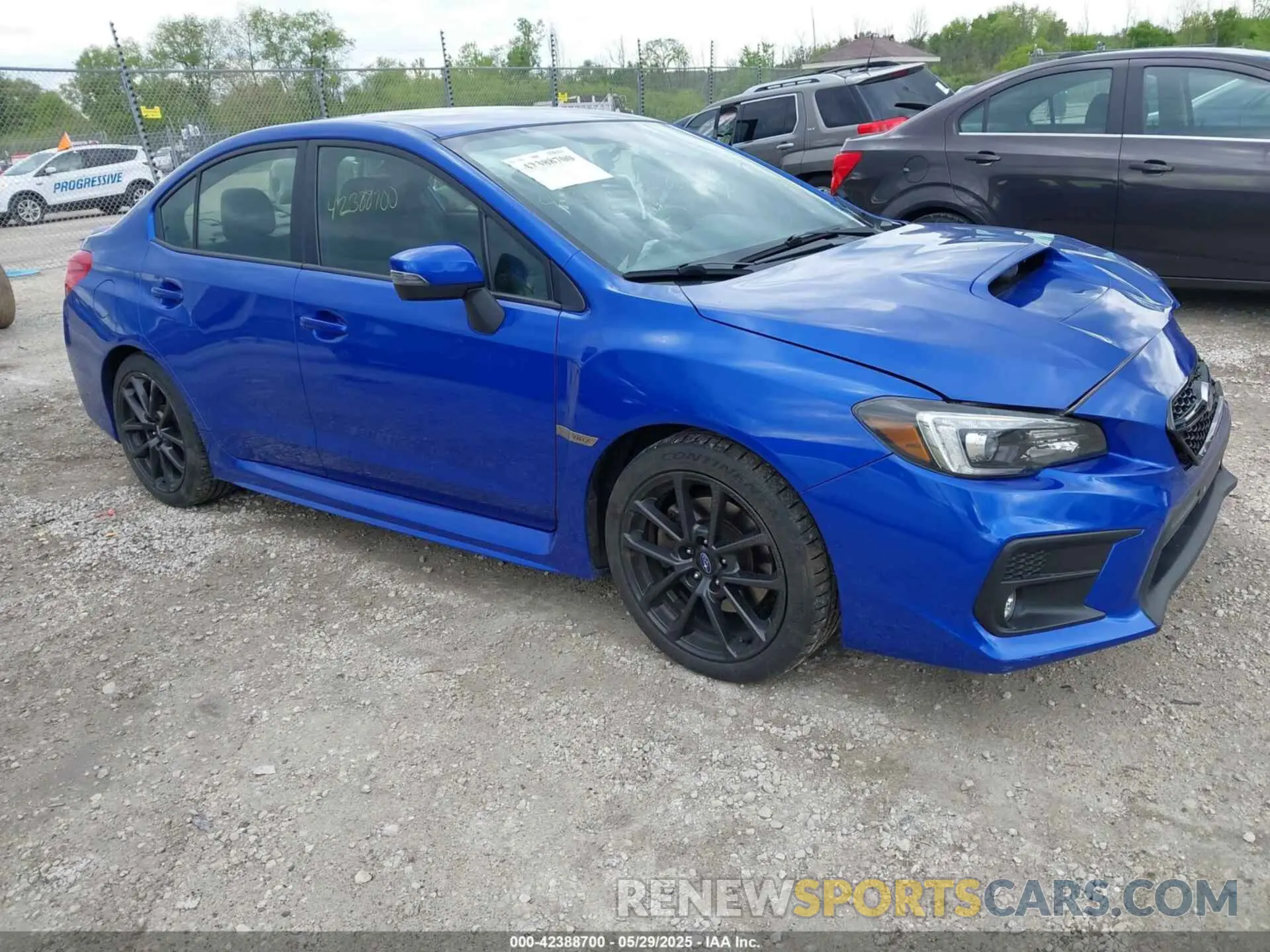 1 Photograph of a damaged car JF1VA1J65L9831530 SUBARU WRX 2020
