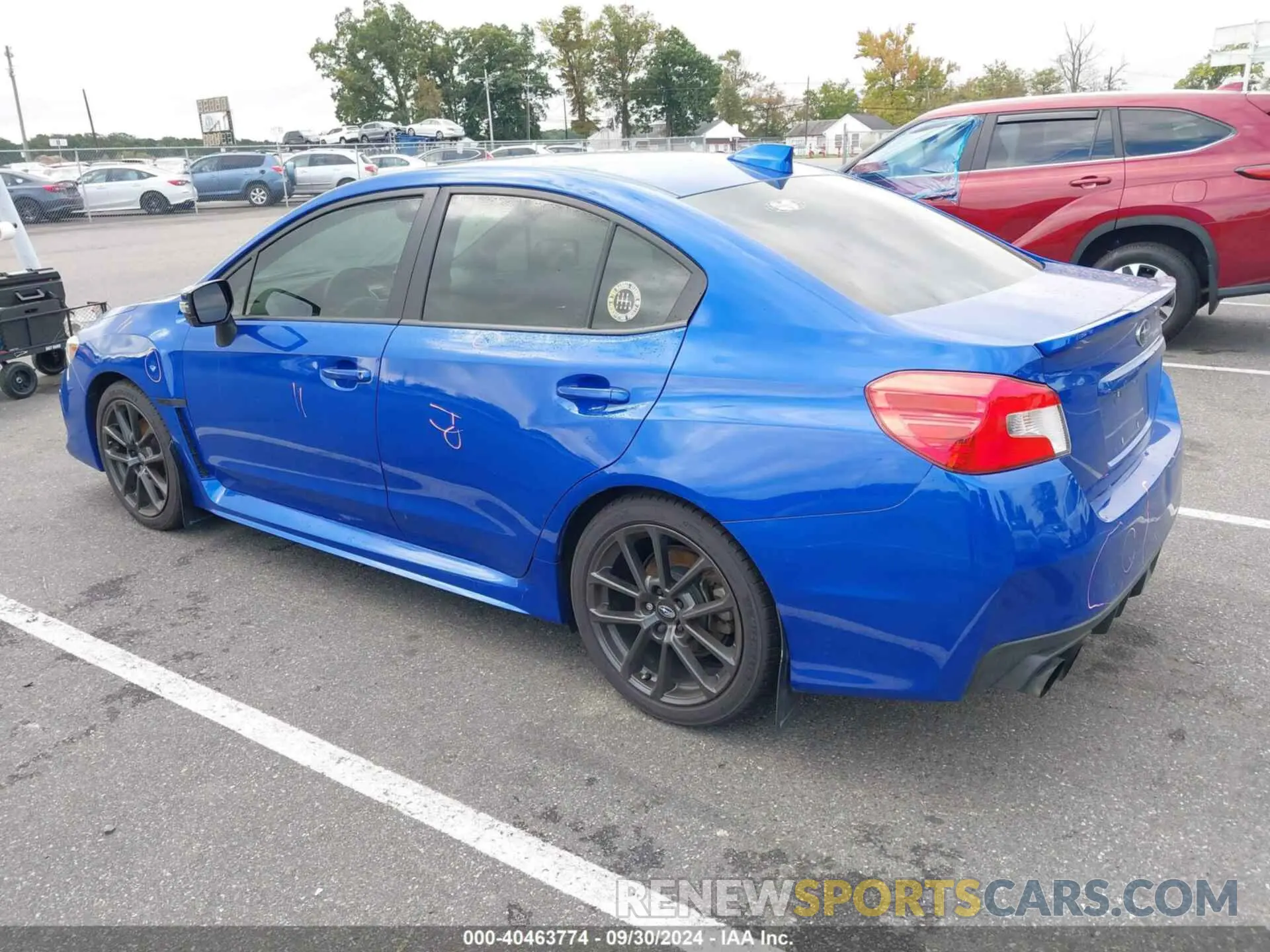 3 Photograph of a damaged car JF1VA1J66L9811450 SUBARU WRX 2020