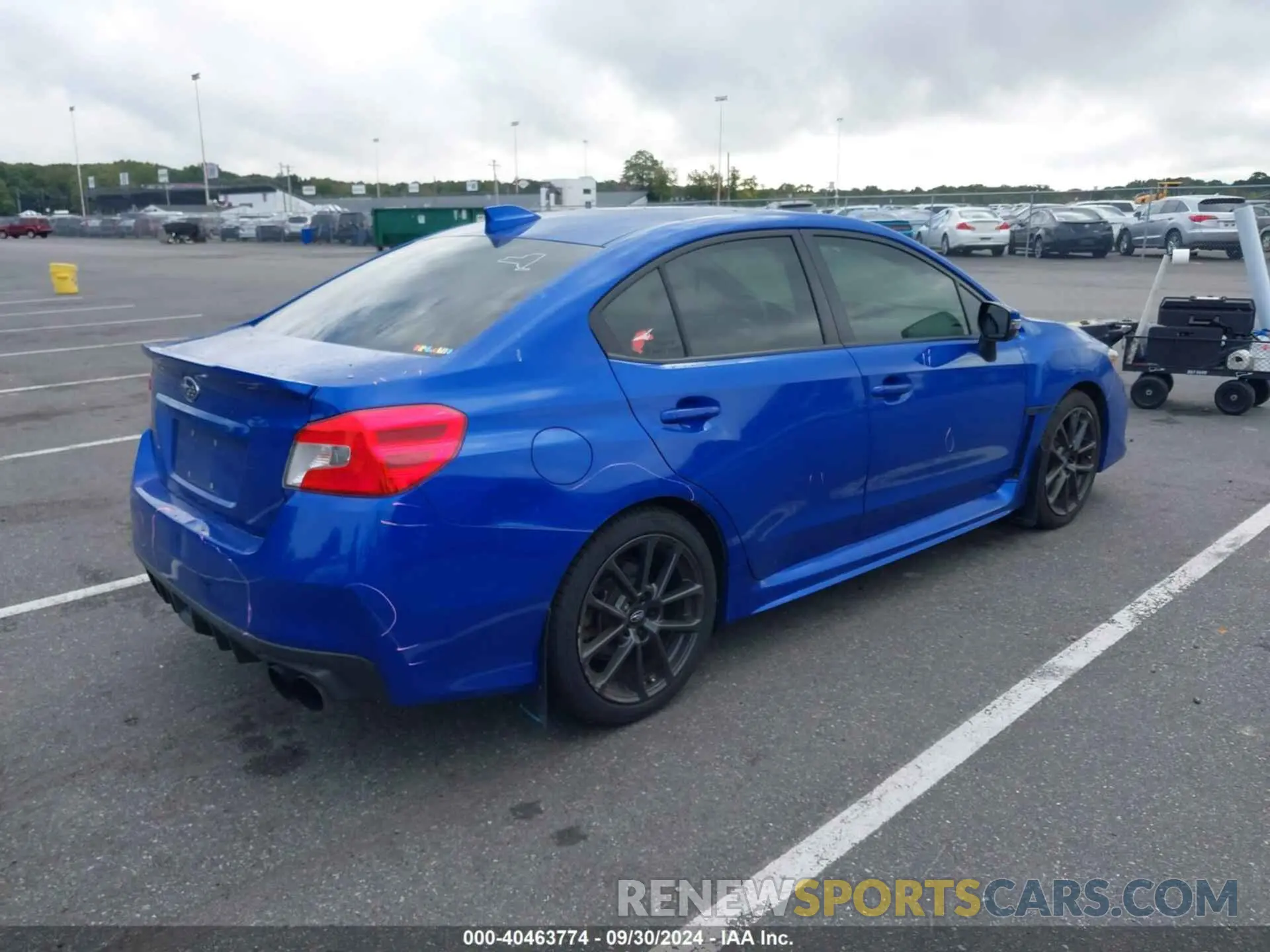 4 Photograph of a damaged car JF1VA1J66L9811450 SUBARU WRX 2020
