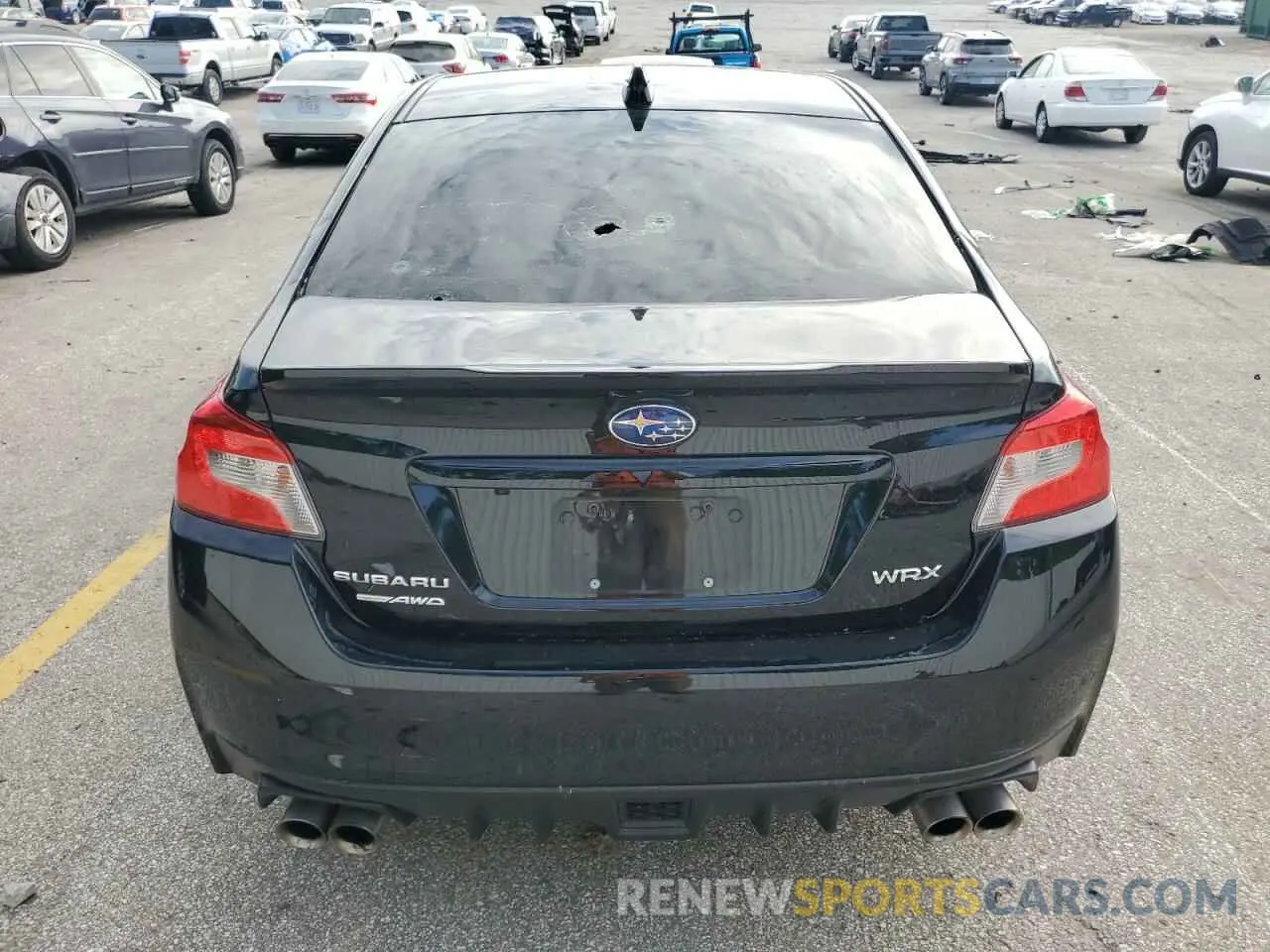 6 Photograph of a damaged car JF1VA1J67L9815782 SUBARU WRX 2020