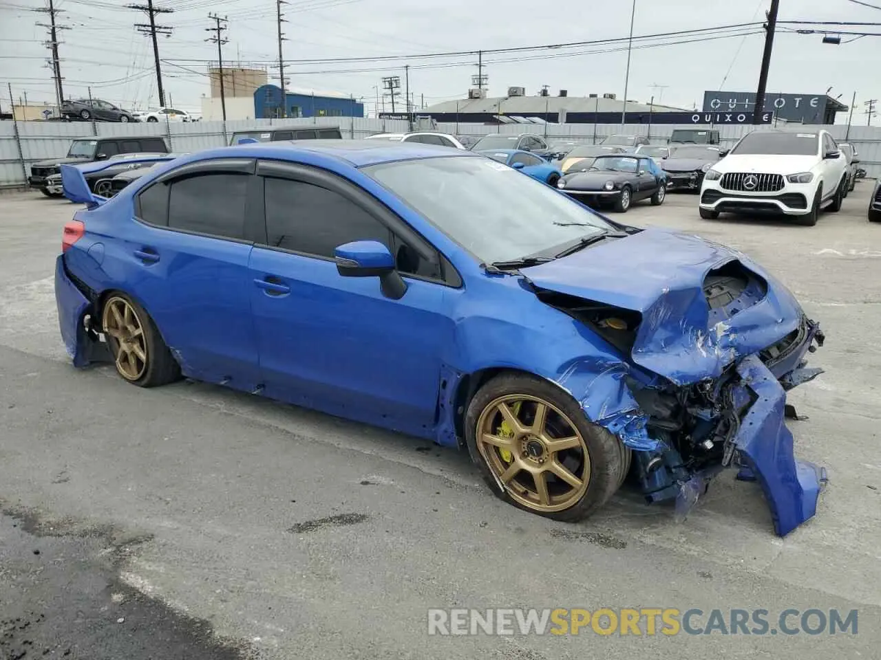 4 Photograph of a damaged car JF1VA2Y64L9828520 SUBARU WRX 2020