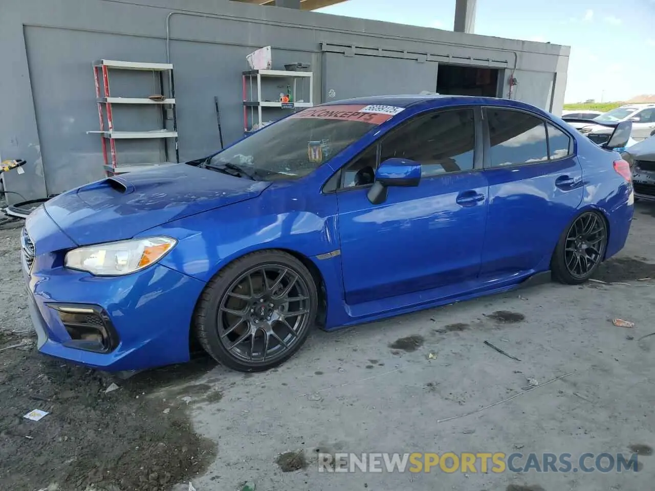1 Photograph of a damaged car JF1VA1A60M9821375 SUBARU WRX 2021