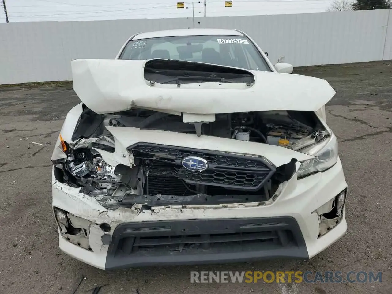 5 Photograph of a damaged car JF1VA1A61M9820056 SUBARU WRX 2021