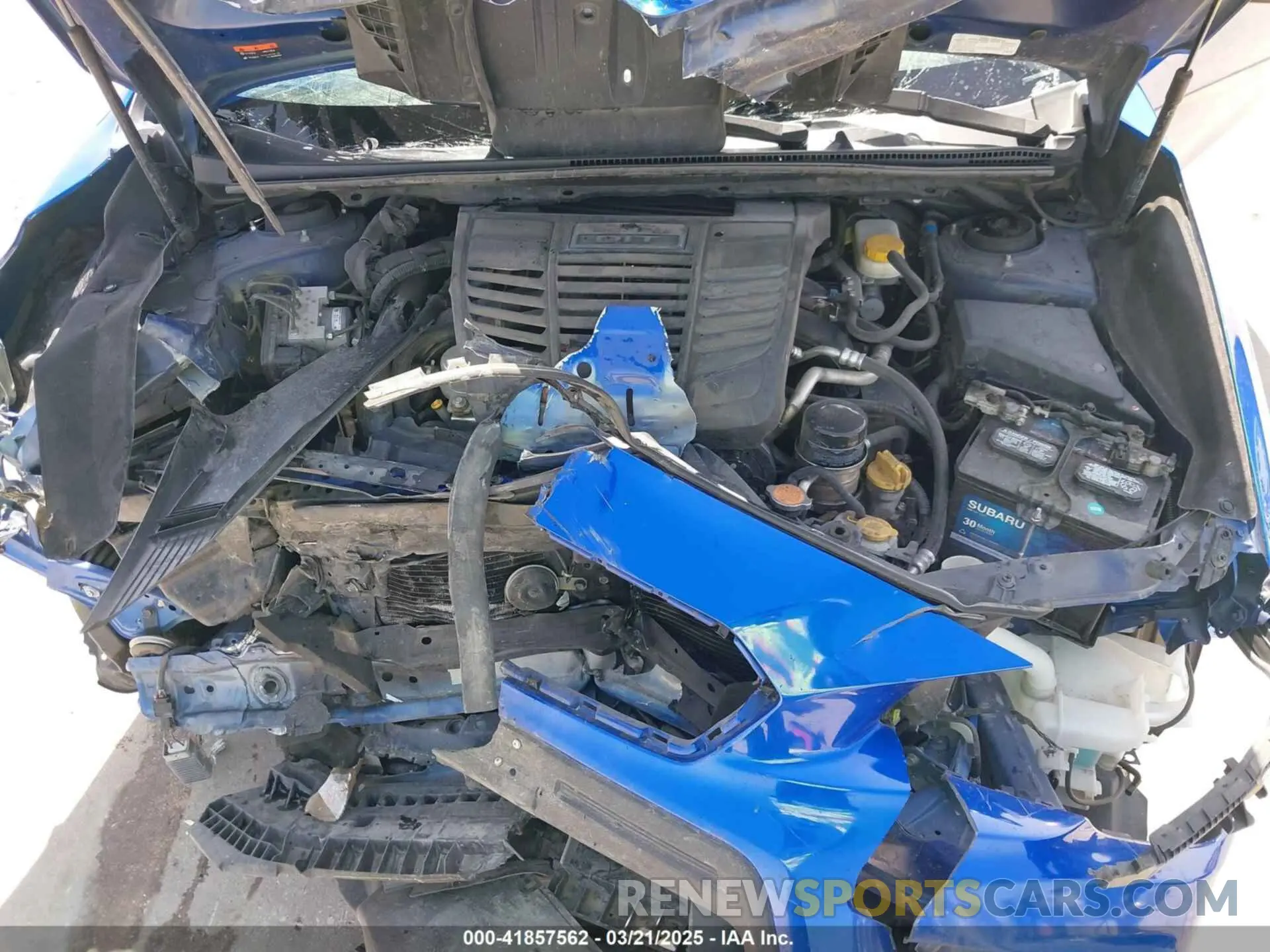 10 Photograph of a damaged car JF1VA1A62M9819756 SUBARU WRX 2021