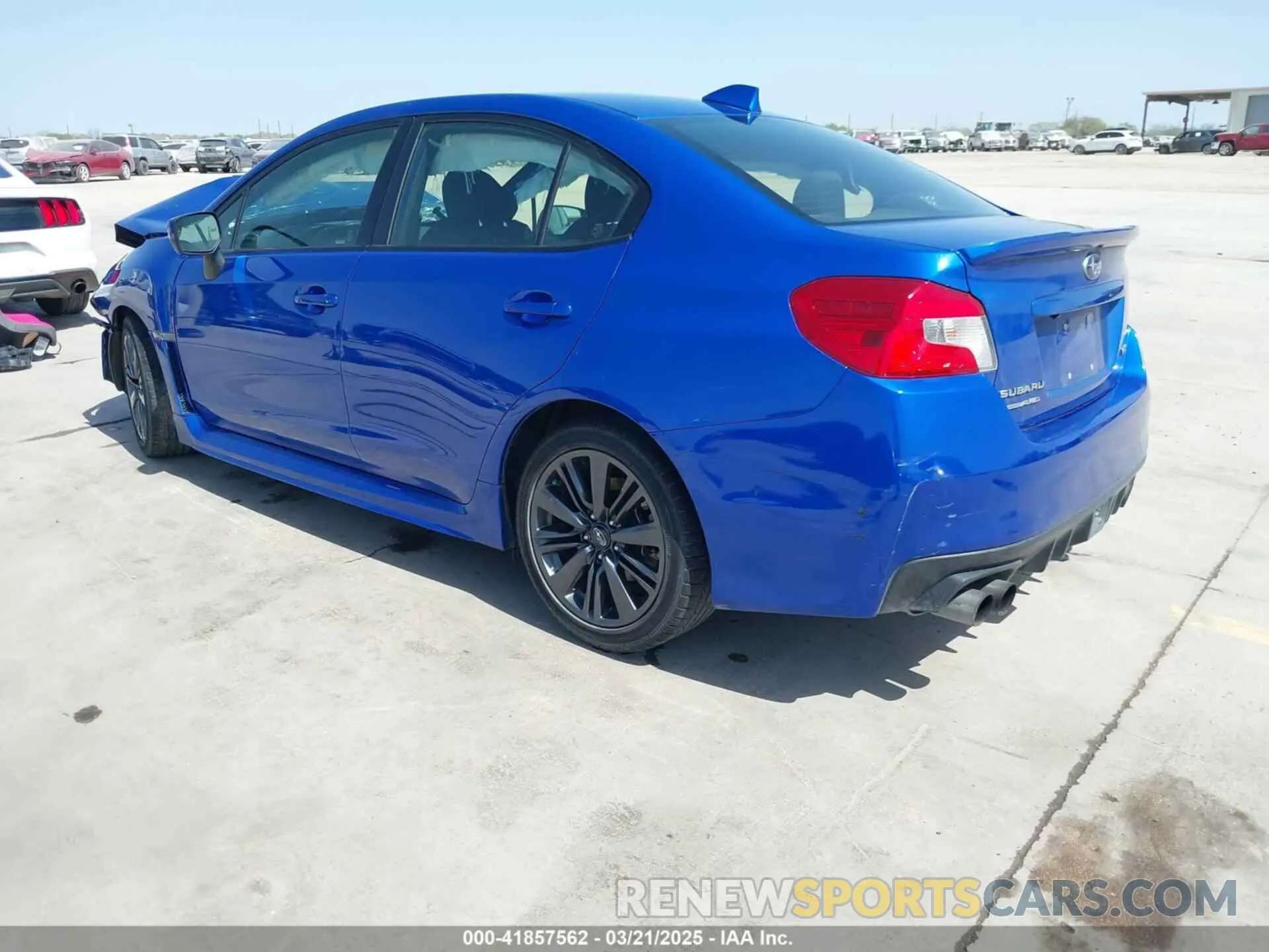 3 Photograph of a damaged car JF1VA1A62M9819756 SUBARU WRX 2021