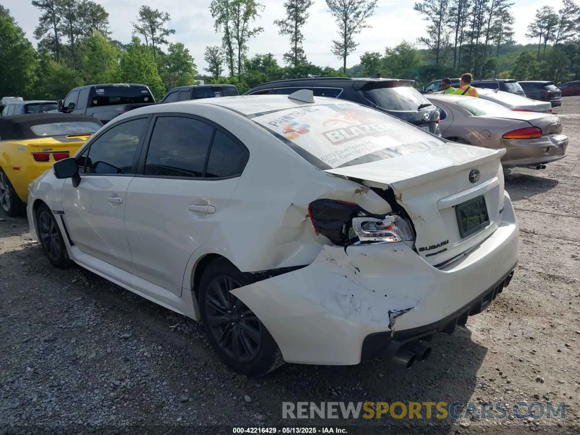 14 Photograph of a damaged car JF1VA1A62M9820986 SUBARU WRX 2021