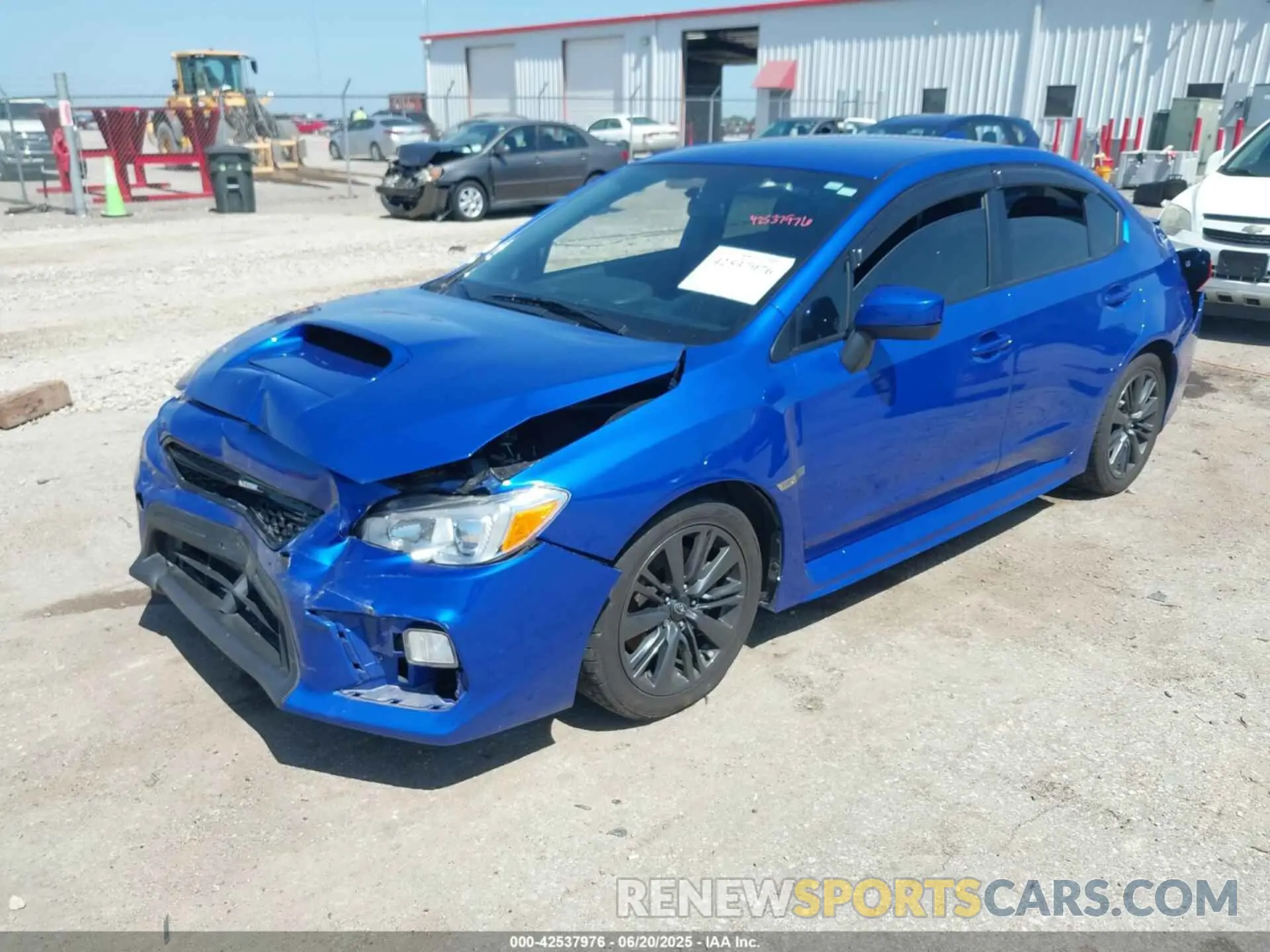2 Photograph of a damaged car JF1VA1A64M9804854 SUBARU WRX 2021