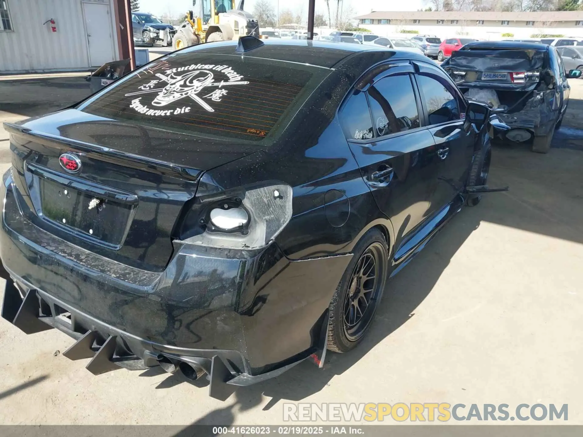 4 Photograph of a damaged car JF1VA1A65M9814731 SUBARU WRX 2021