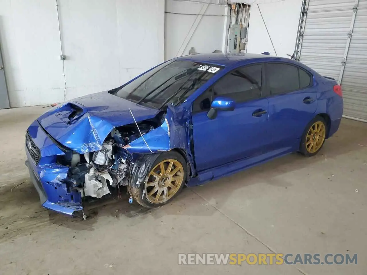 1 Photograph of a damaged car JF1VA1A66M9824443 SUBARU WRX 2021