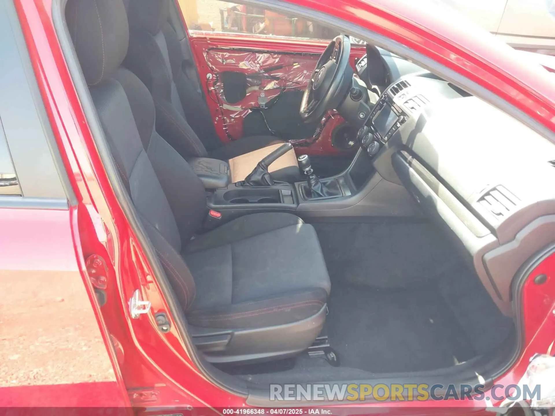 5 Photograph of a damaged car JF1VA1A69M9814585 SUBARU WRX 2021