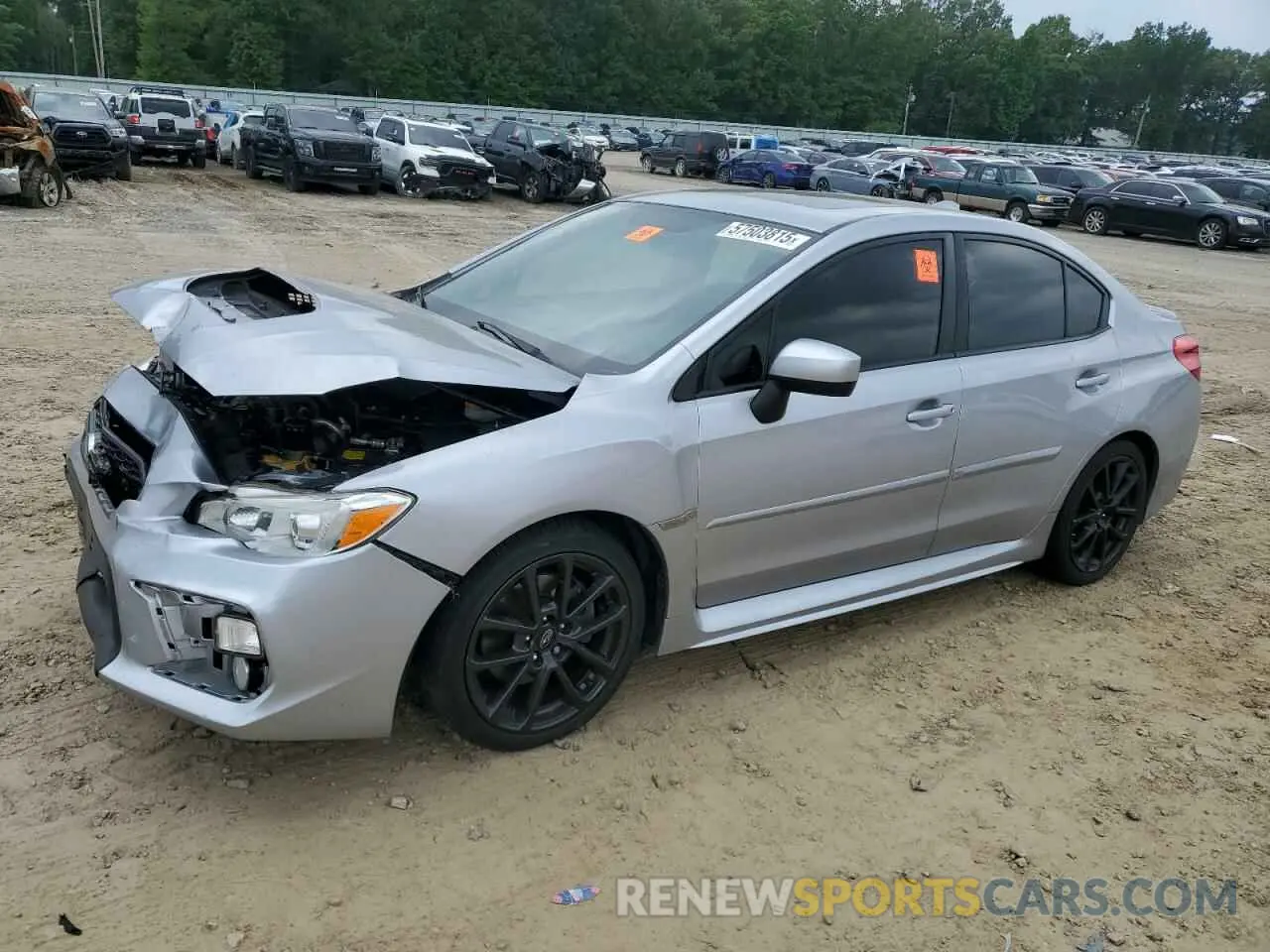 1 Photograph of a damaged car JF1VA1C60M9823558 SUBARU WRX 2021