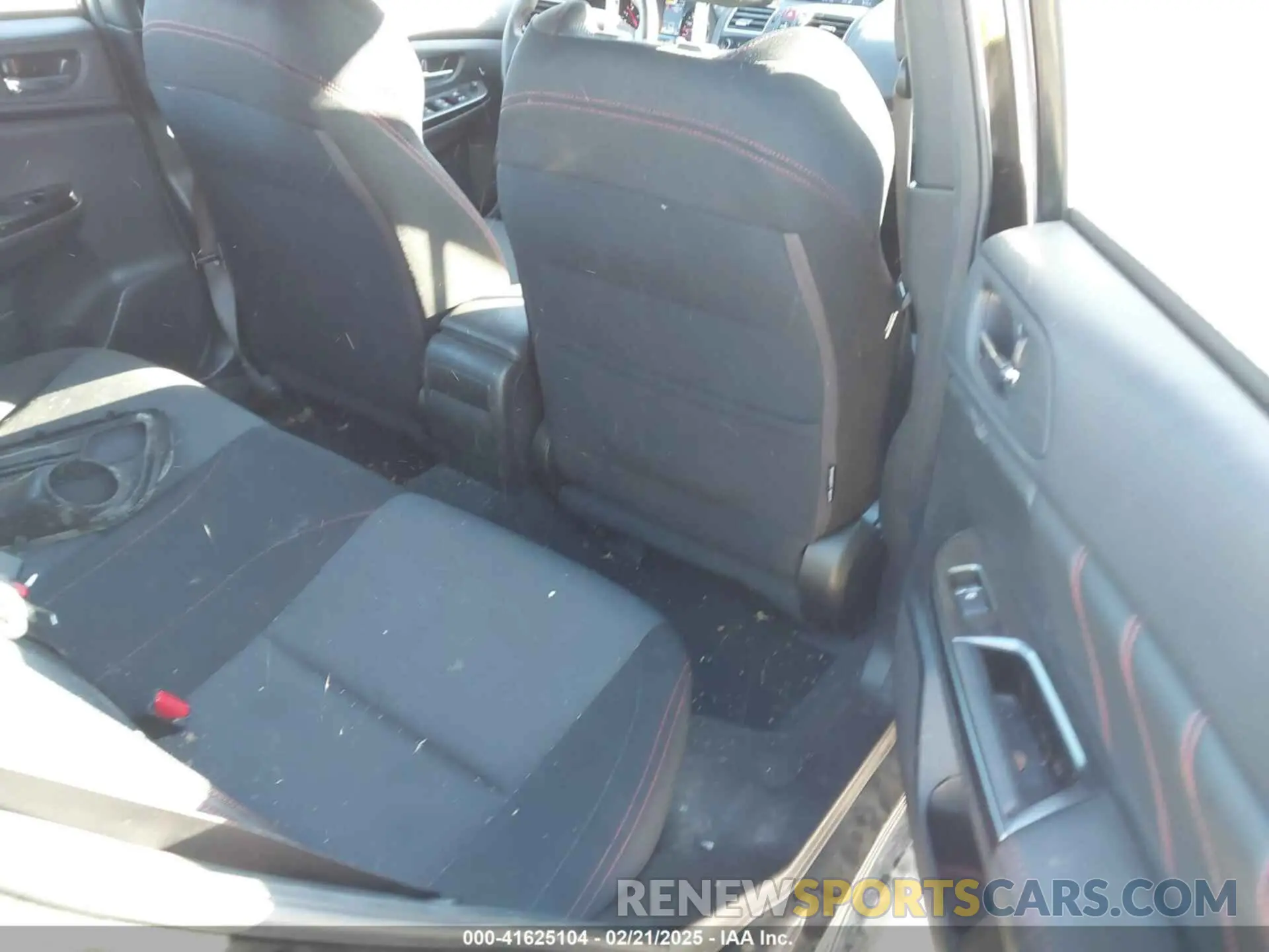8 Photograph of a damaged car JF1VA1C62M9805725 SUBARU WRX 2021