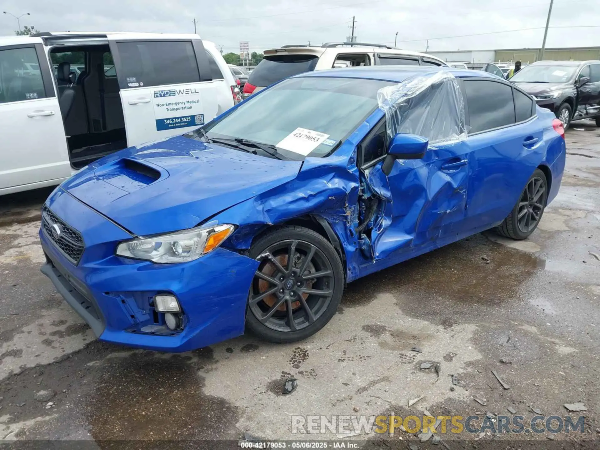 2 Photograph of a damaged car JF1VA1C62M9808110 SUBARU WRX 2021