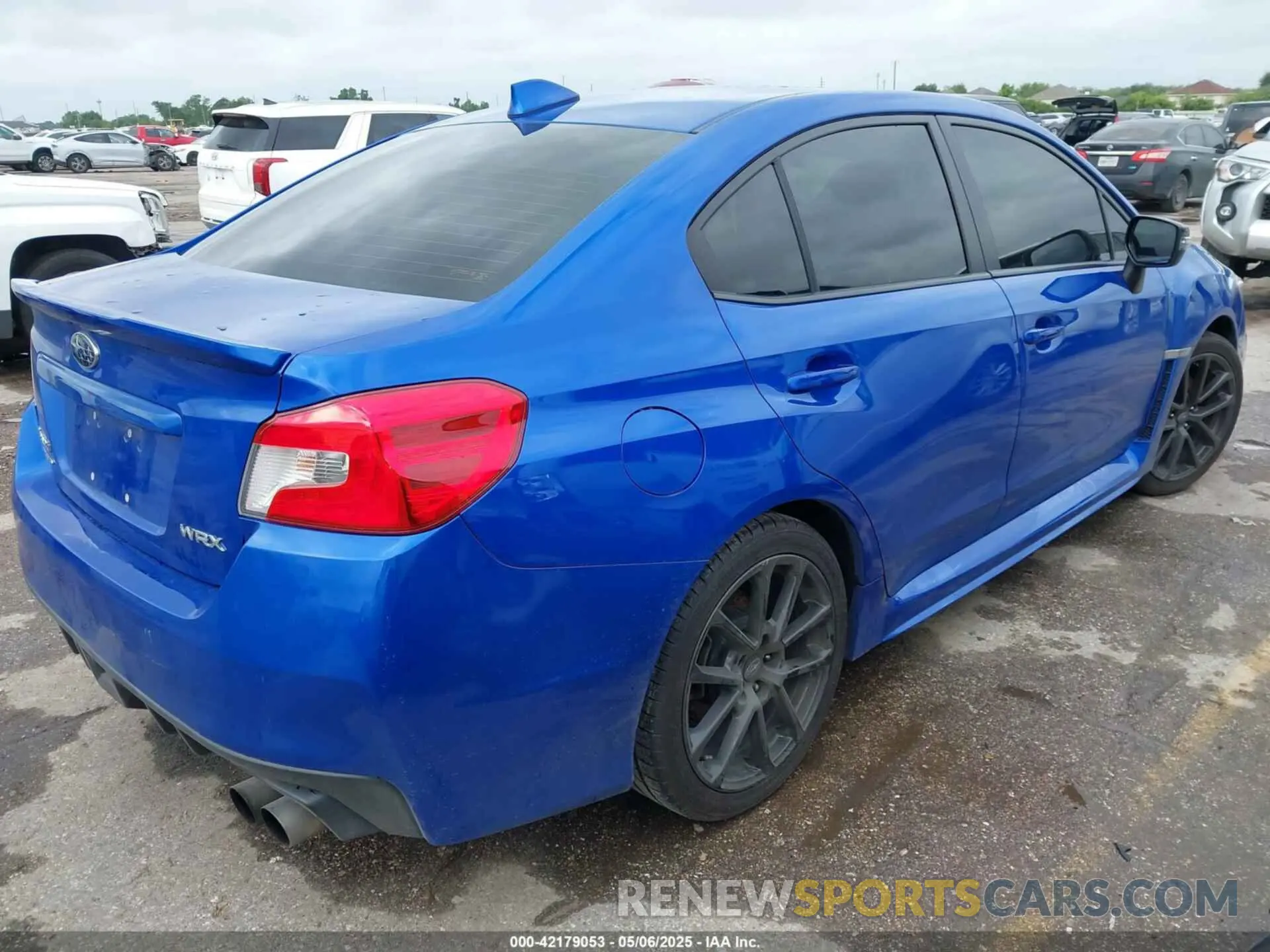 4 Photograph of a damaged car JF1VA1C62M9808110 SUBARU WRX 2021