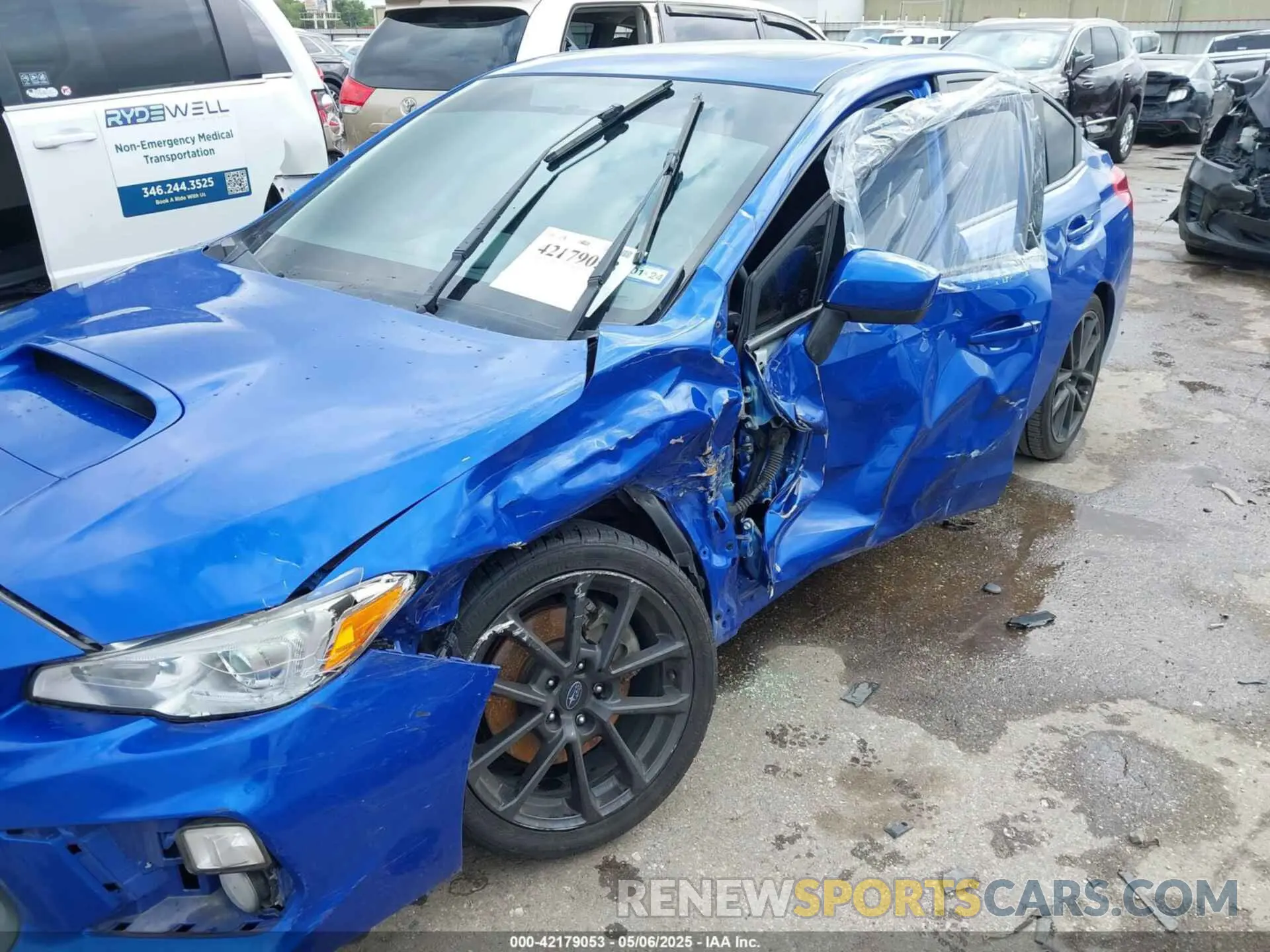 6 Photograph of a damaged car JF1VA1C62M9808110 SUBARU WRX 2021