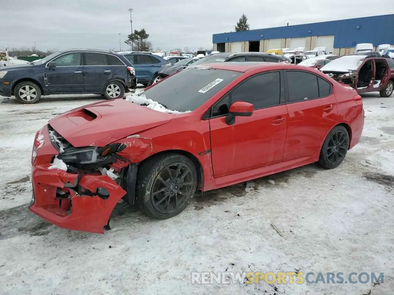 1 Photograph of a damaged car JF1VA1C63M9817091 SUBARU WRX 2021
