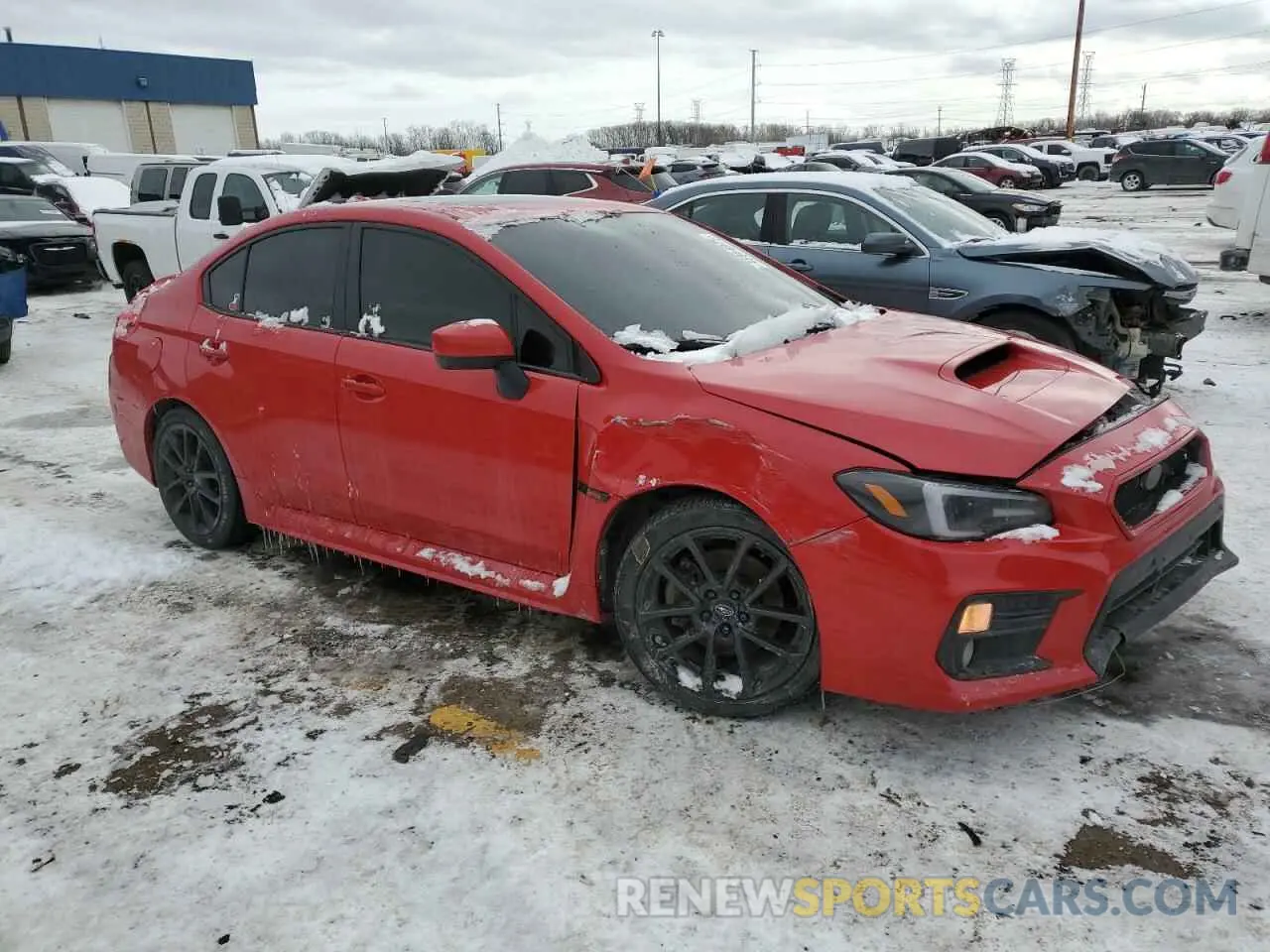 4 Photograph of a damaged car JF1VA1C63M9817091 SUBARU WRX 2021