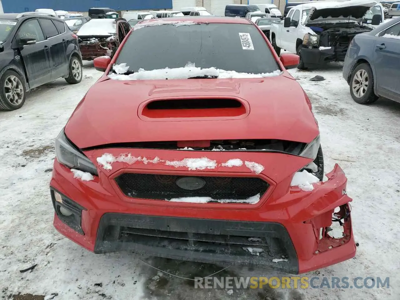 5 Photograph of a damaged car JF1VA1C63M9817091 SUBARU WRX 2021