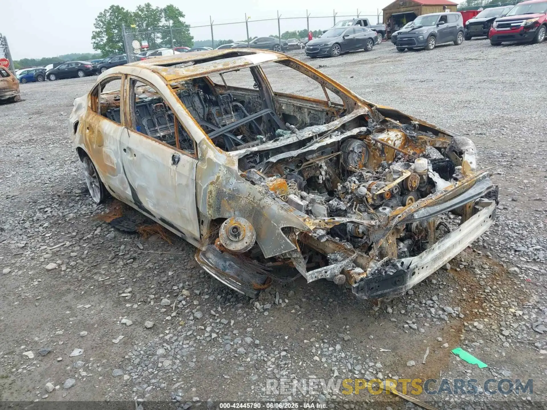 1 Photograph of a damaged car JF1VA1C64M9804320 SUBARU WRX 2021