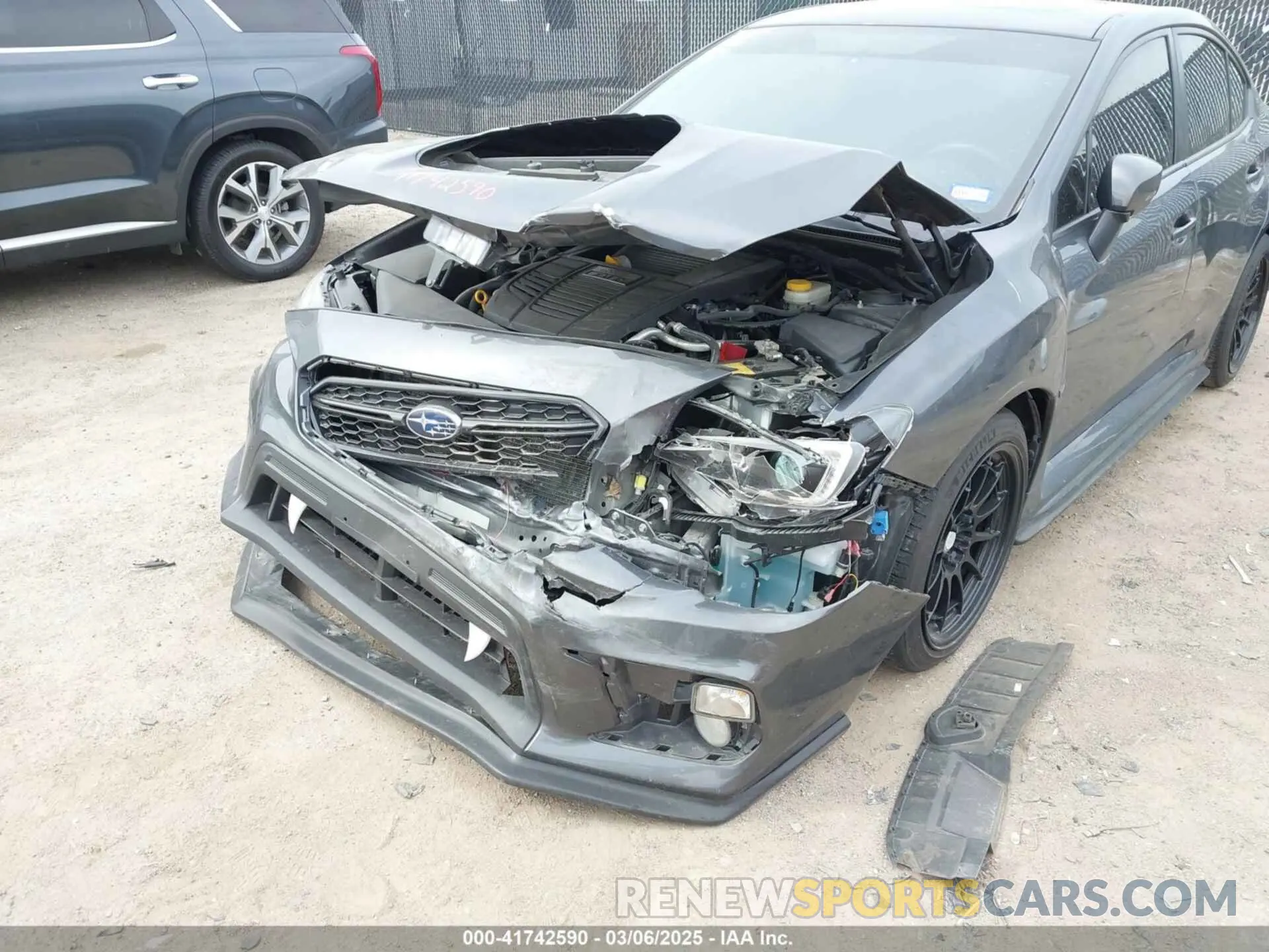 6 Photograph of a damaged car JF1VA1C68M9809598 SUBARU WRX 2021
