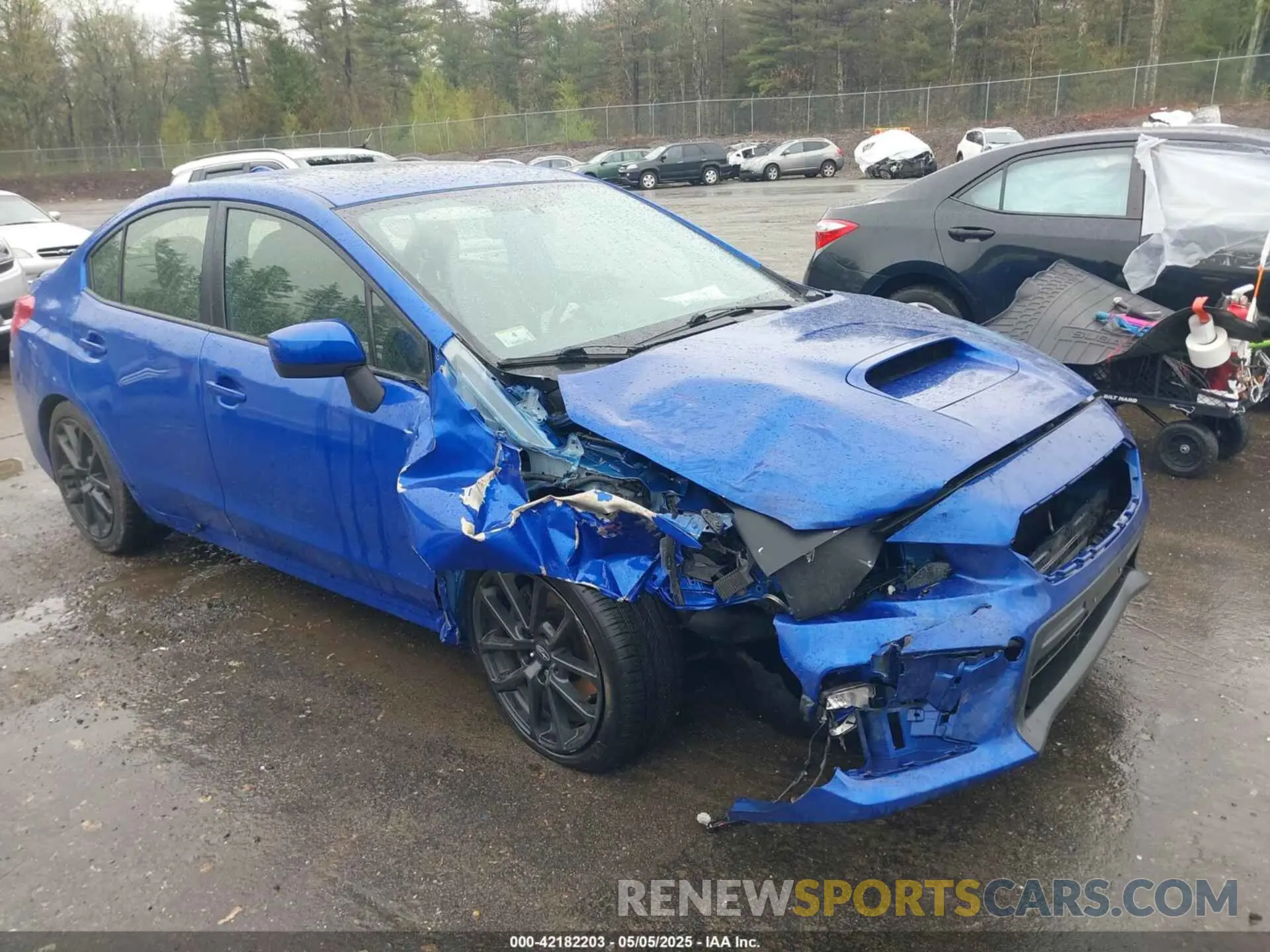 1 Photograph of a damaged car JF1VA1C6XM9818786 SUBARU WRX 2021