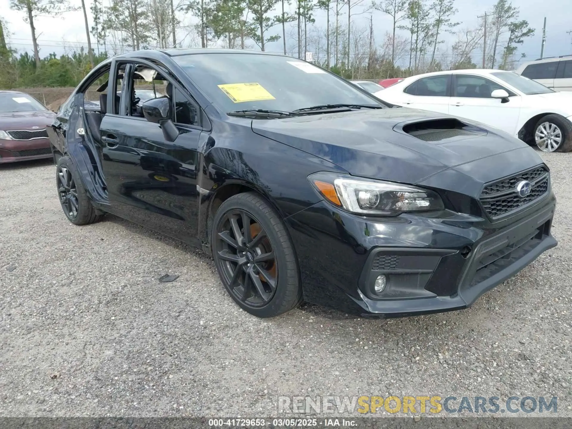 1 Photograph of a damaged car JF1VA1H66M9820883 SUBARU WRX 2021
