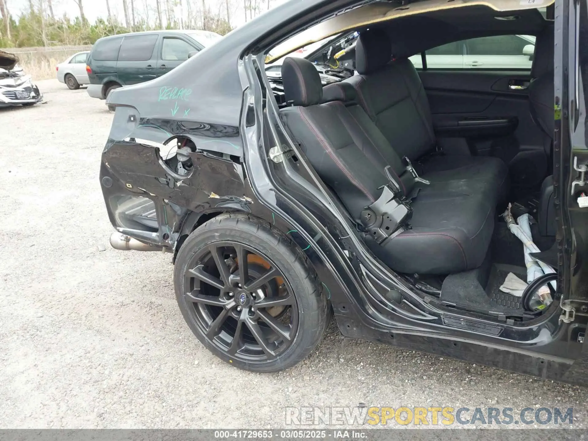 6 Photograph of a damaged car JF1VA1H66M9820883 SUBARU WRX 2021