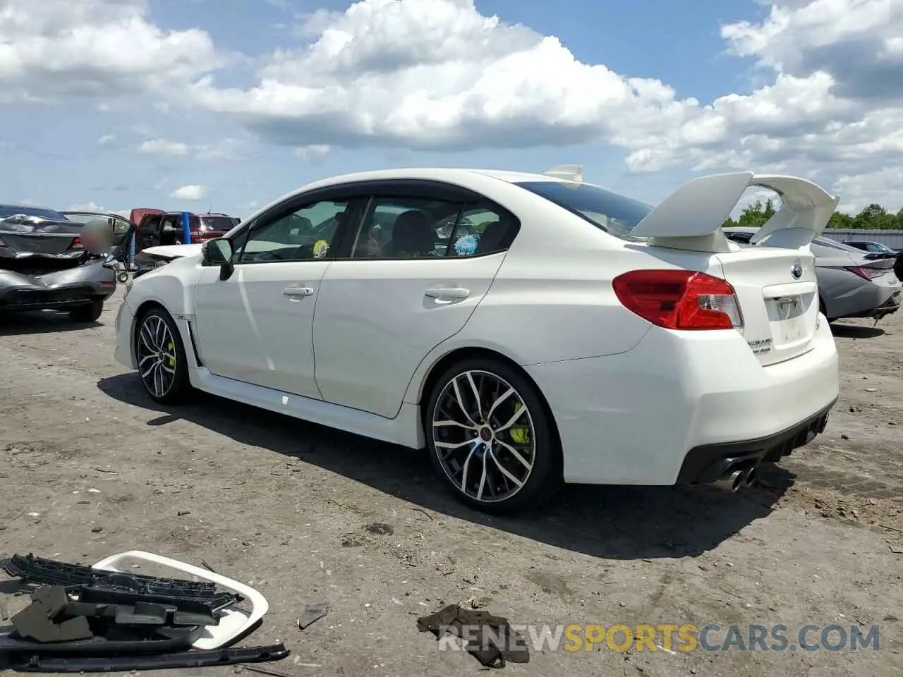 2 Photograph of a damaged car JF1VA2E62M9813522 SUBARU WRX 2021
