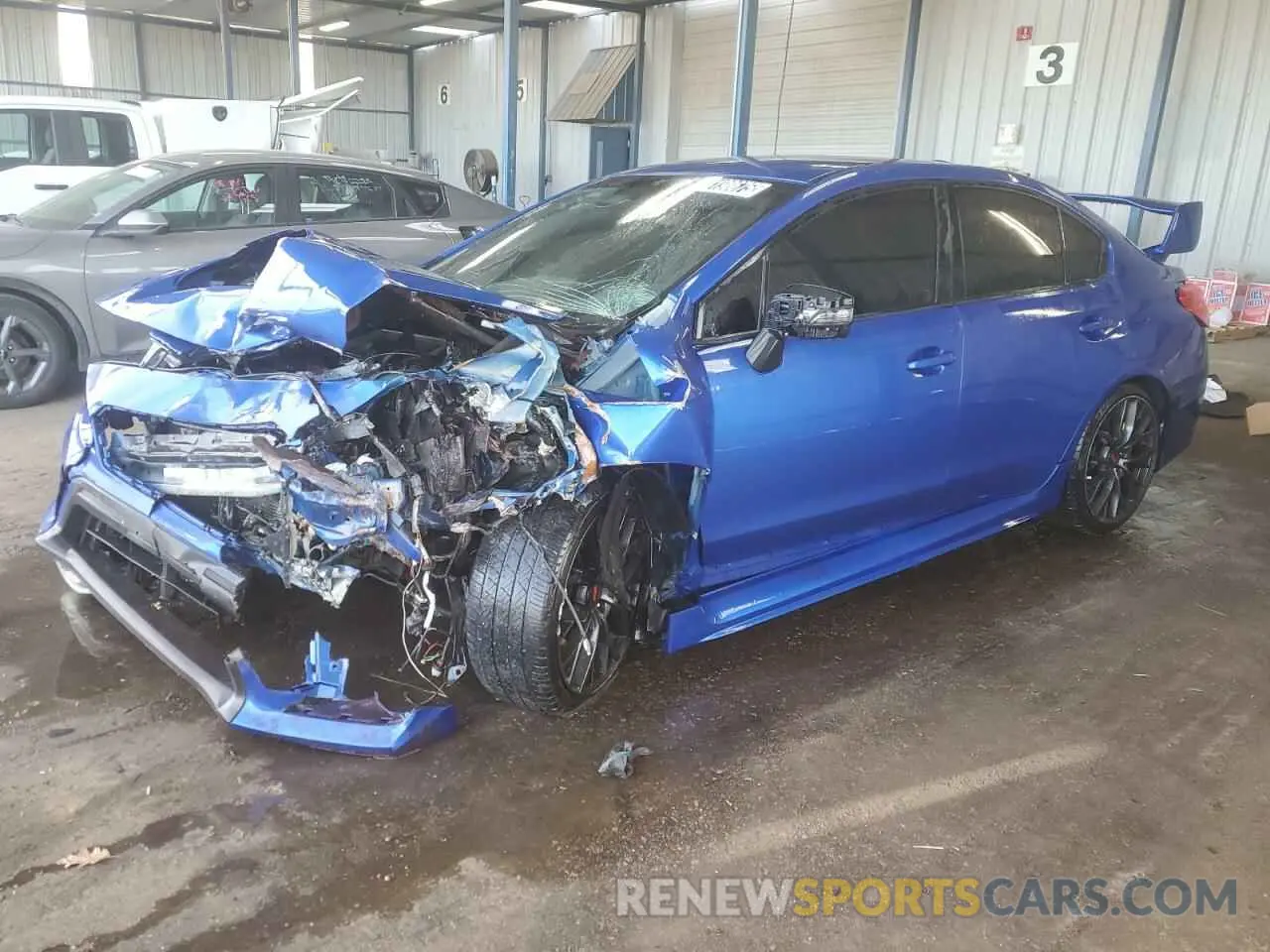 1 Photograph of a damaged car JF1VA2E66M9801549 SUBARU WRX 2021