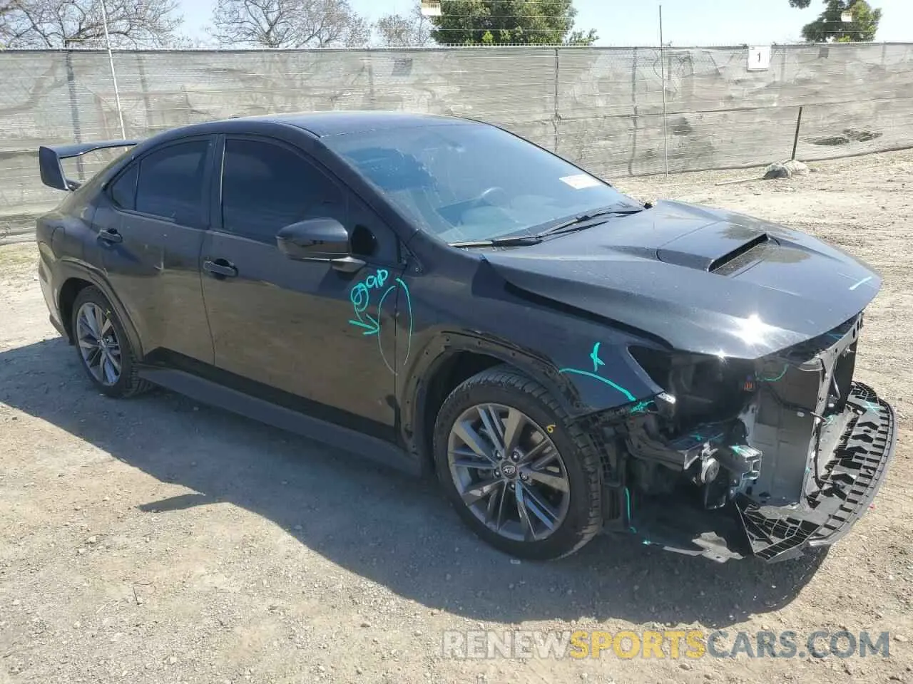 4 Photograph of a damaged car JF1VBAA63N9016517 SUBARU WRX 2022