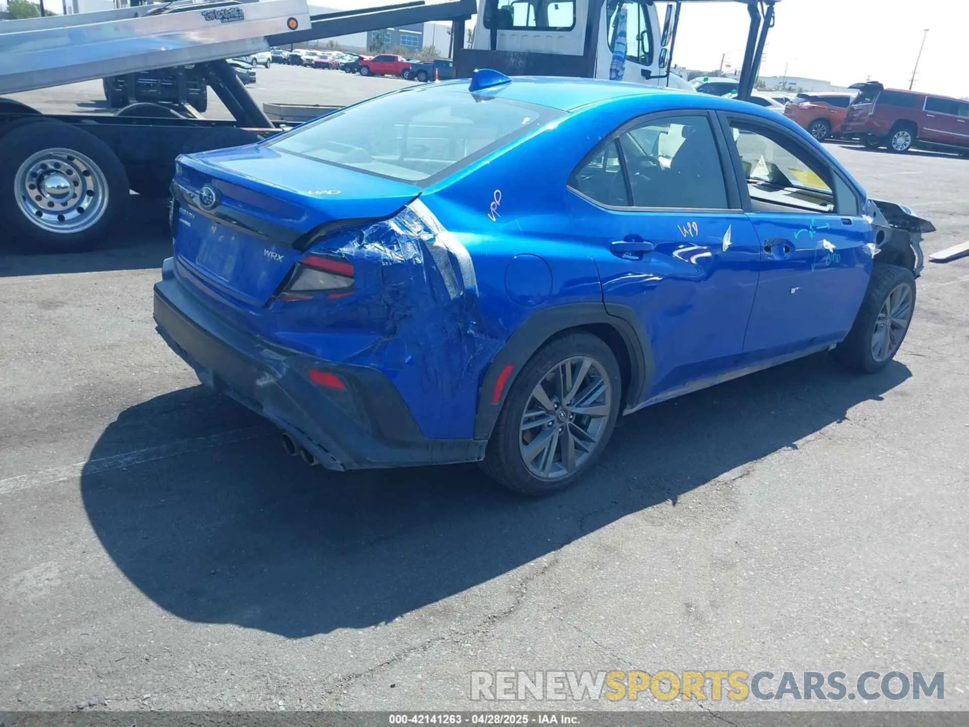 4 Photograph of a damaged car JF1VBAA64N9024903 SUBARU WRX 2022