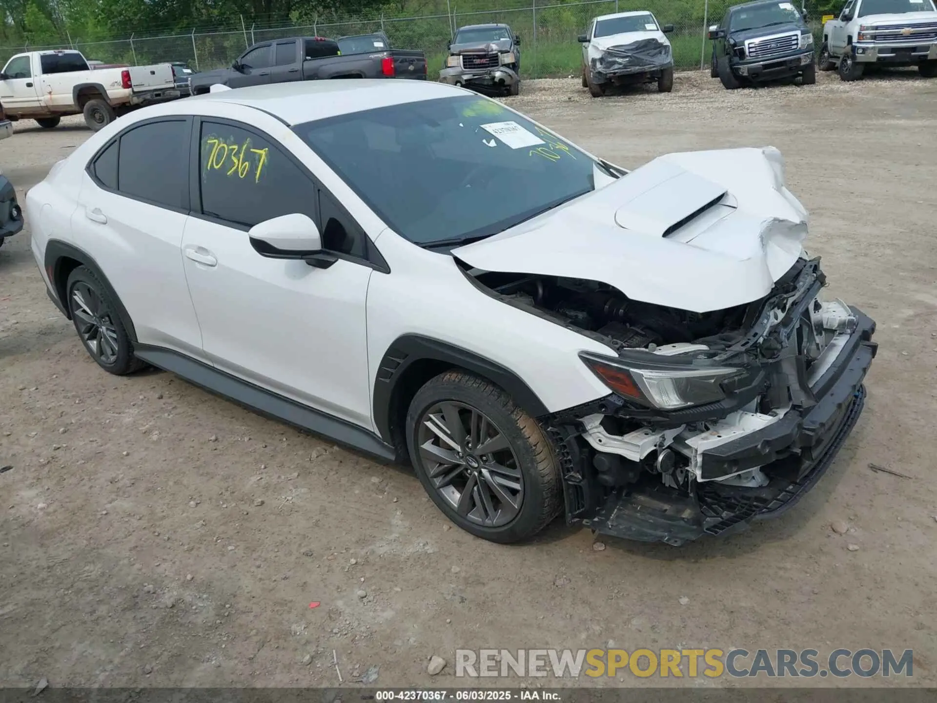 1 Photograph of a damaged car JF1VBAA65N9006233 SUBARU WRX 2022